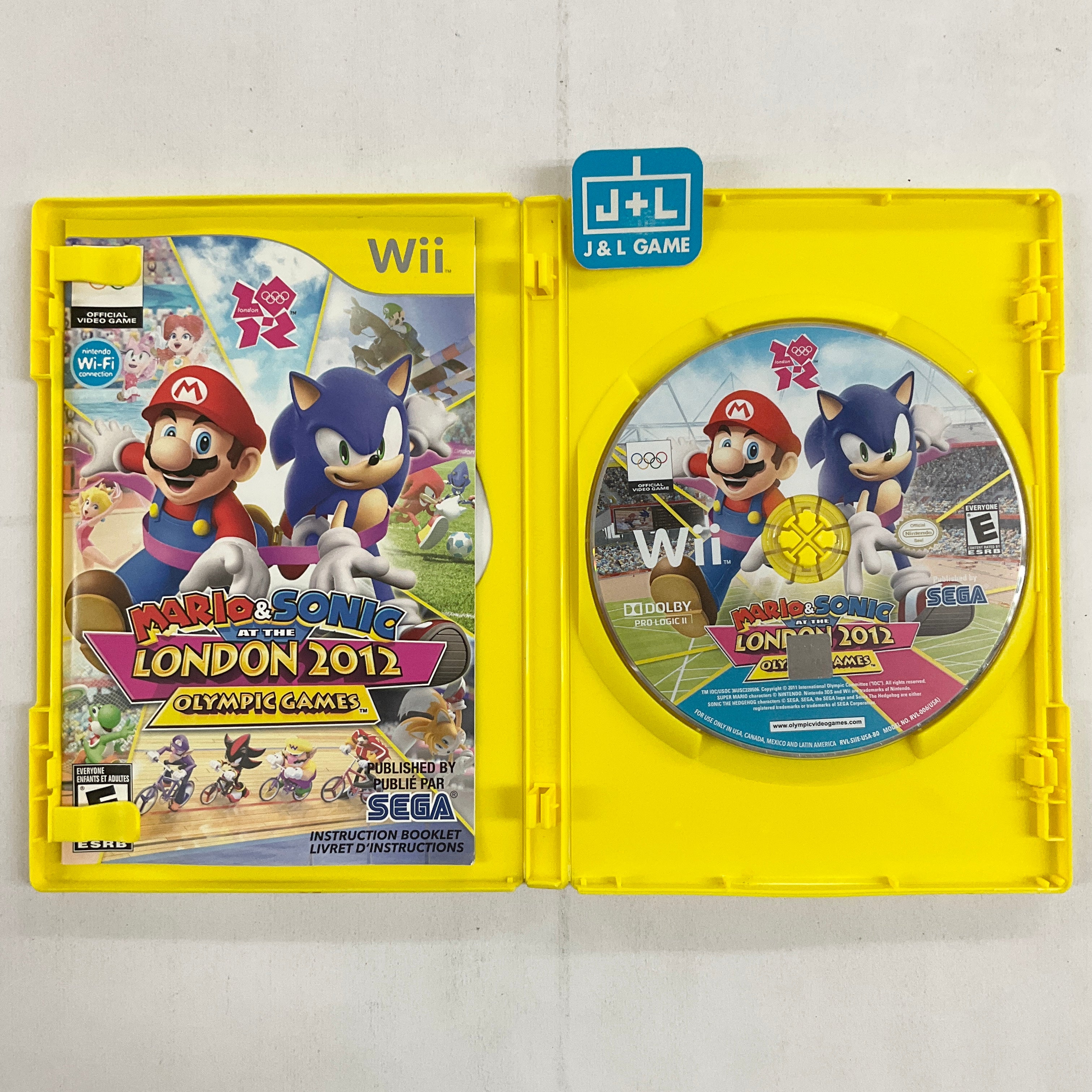Mario & Sonic at the London 2012 Olympic Games - Nintendo Wii [Pre-Owned] Video Games SEGA   