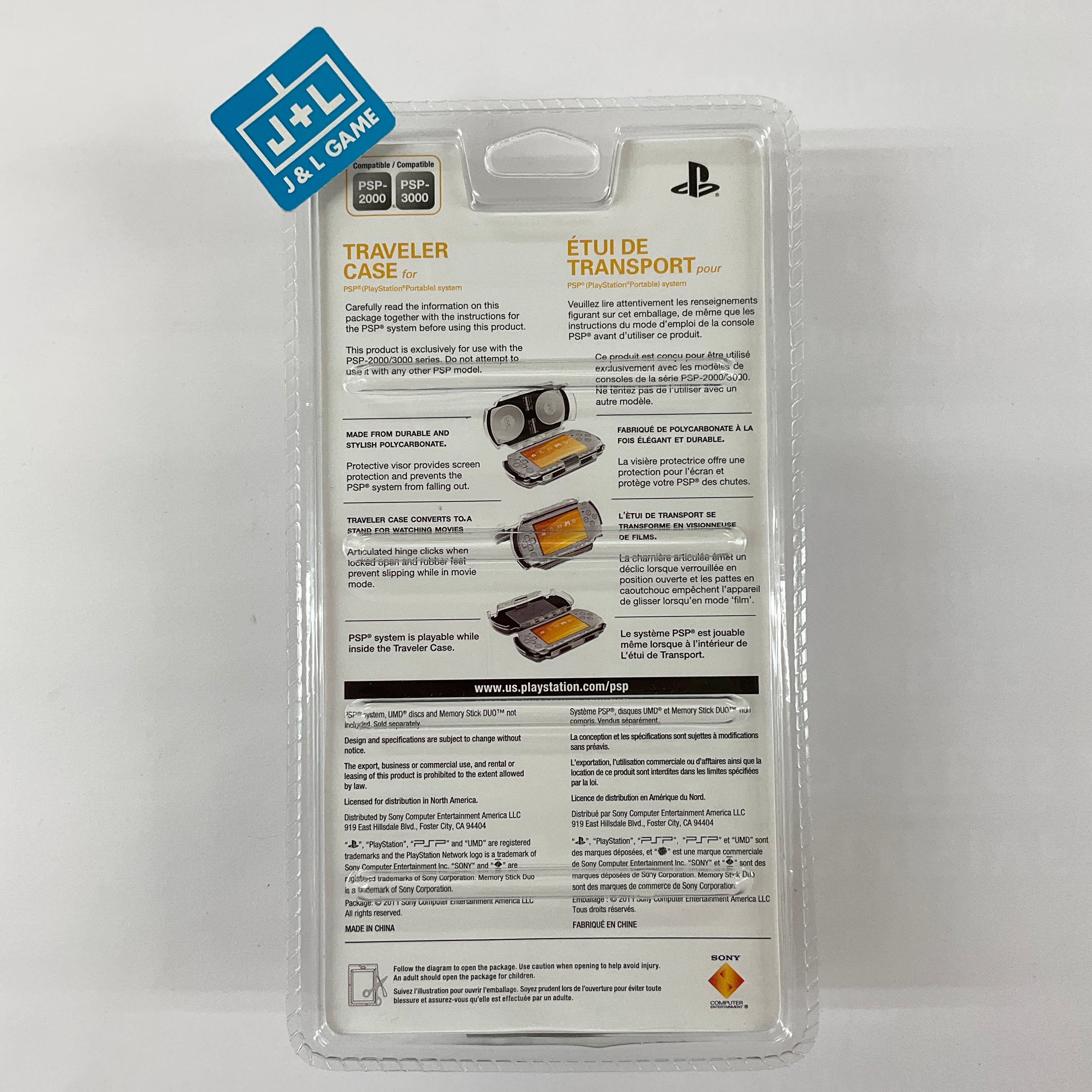 SONY PSP 2000 & 3000 Traveler Case - Sony PSP Accessories PlayStation