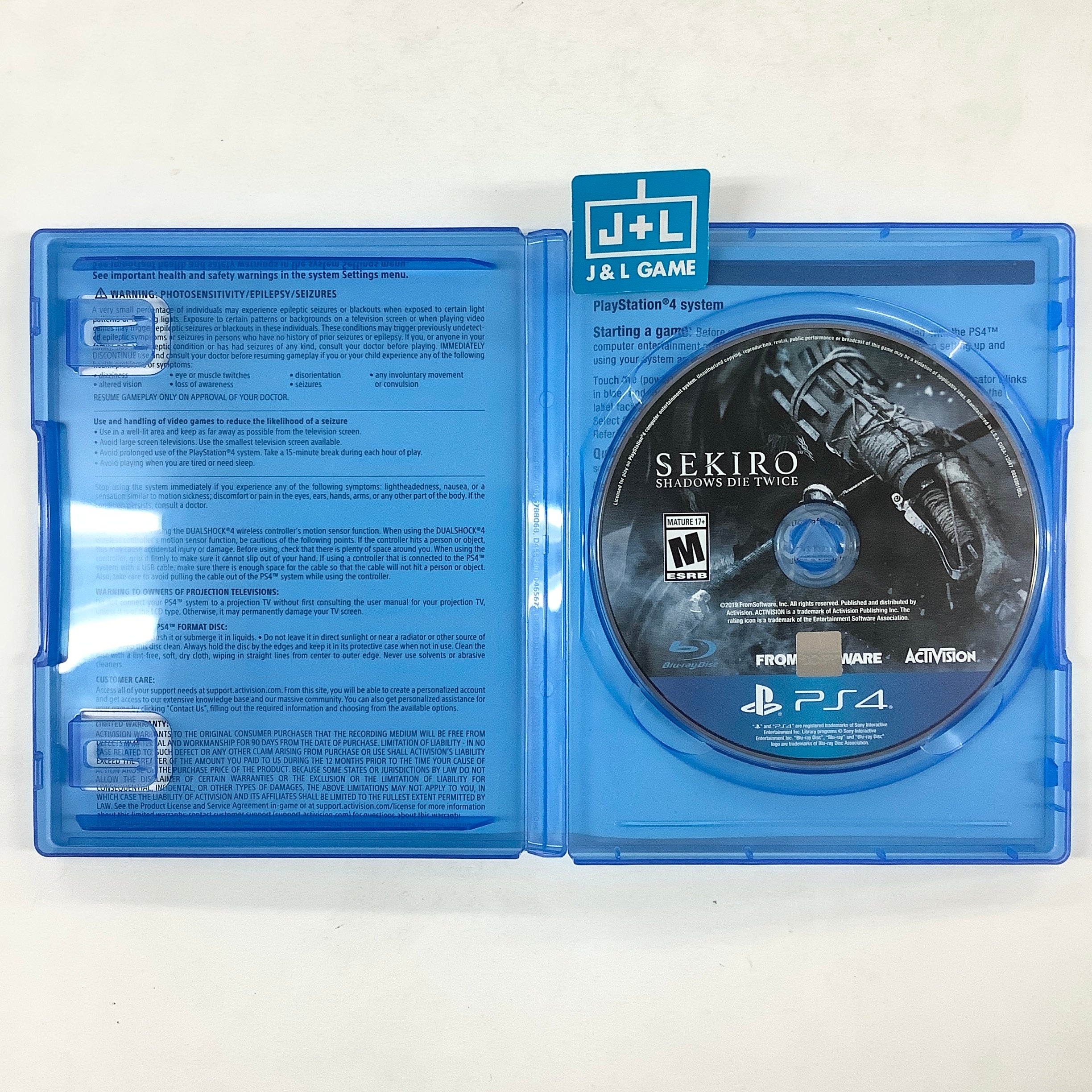 Sekiro: Shadows Die Twice - (PS4) PlayStation 4 [Pre-Owned] | J&L Game