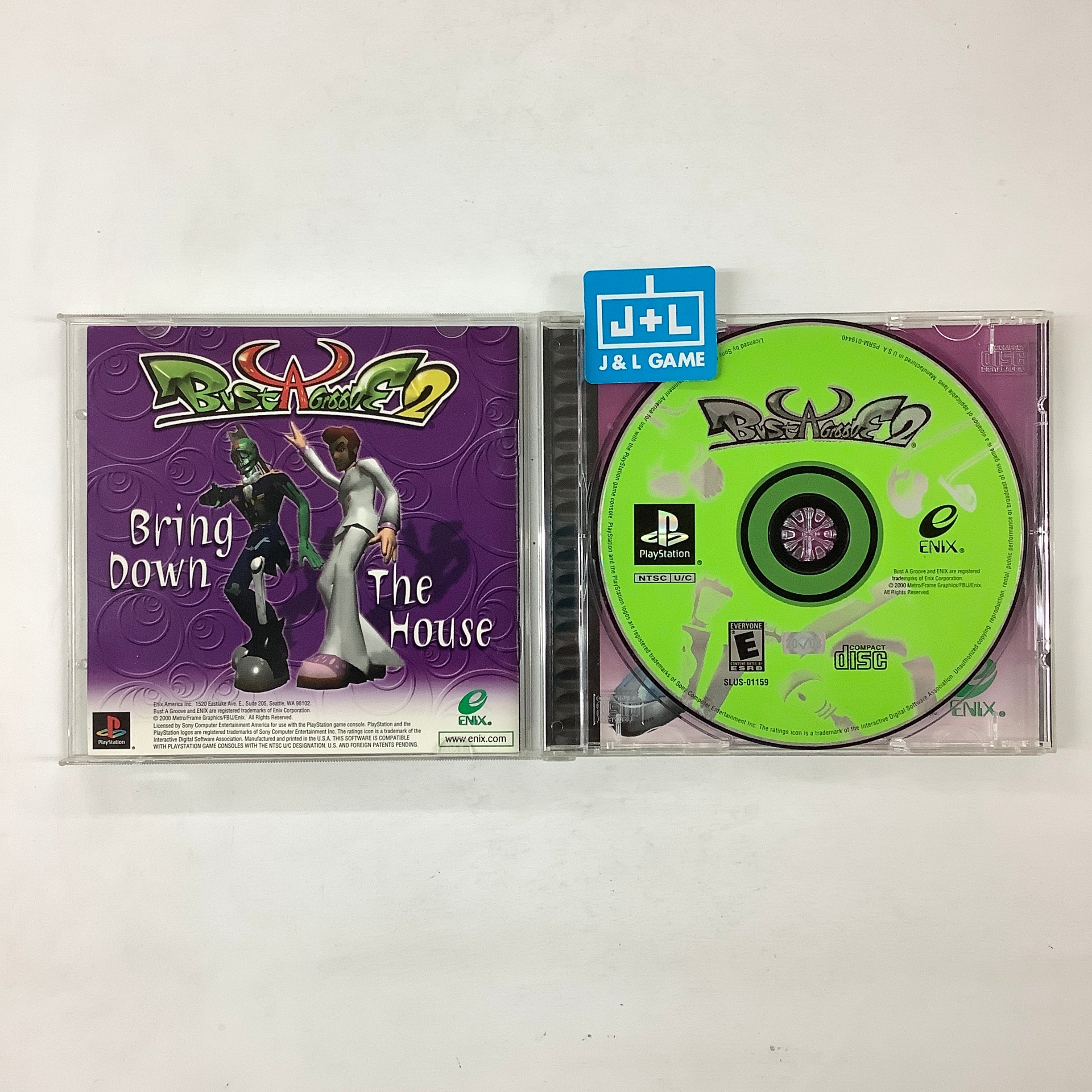Bust A Groove 2 - (PS1) PlayStation 1 [Pre-Owned] Video Games Enix Corporation   