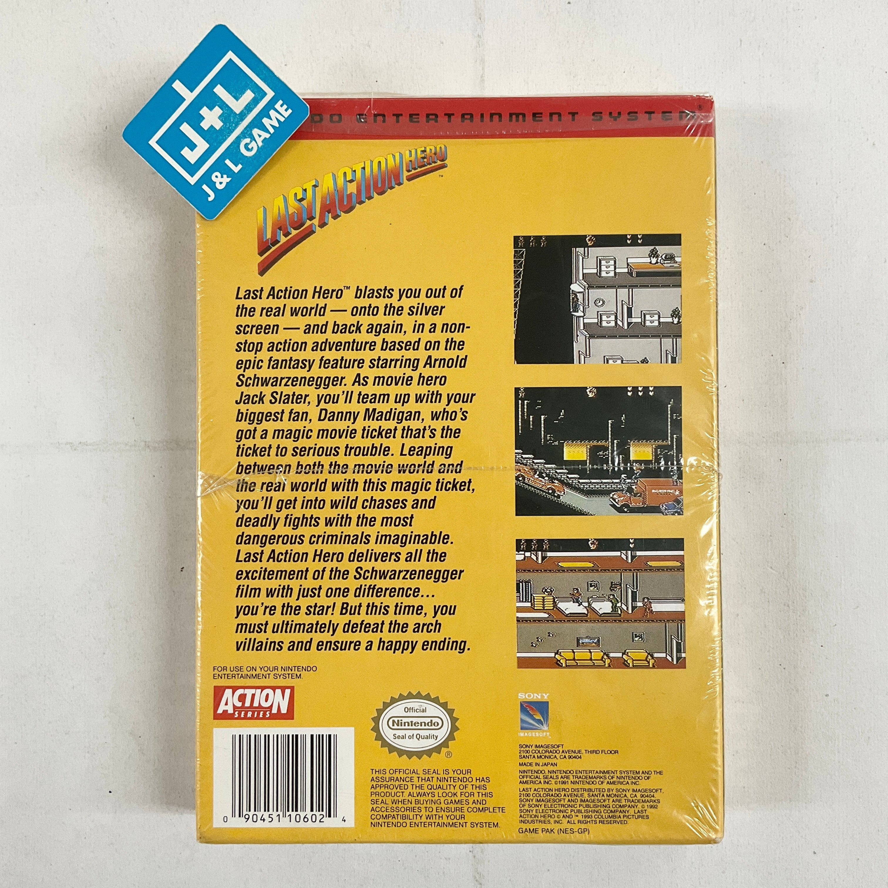 Last Action Hero - (NES) Nintendo Entertainment System [Pre-Owned] Video Games Sony Imagesoft   