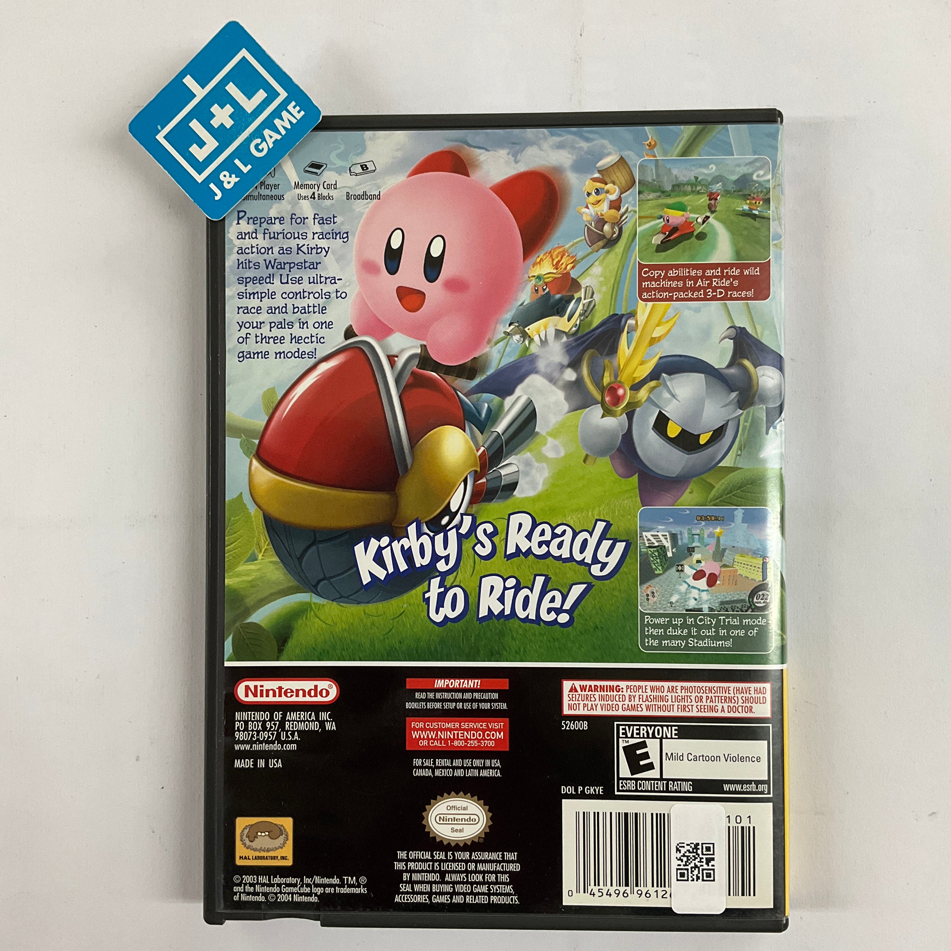 Kirby Air Ride (Player's Choice) - (GC) GameCube [Pre-Owned] Video Games Nintendo   