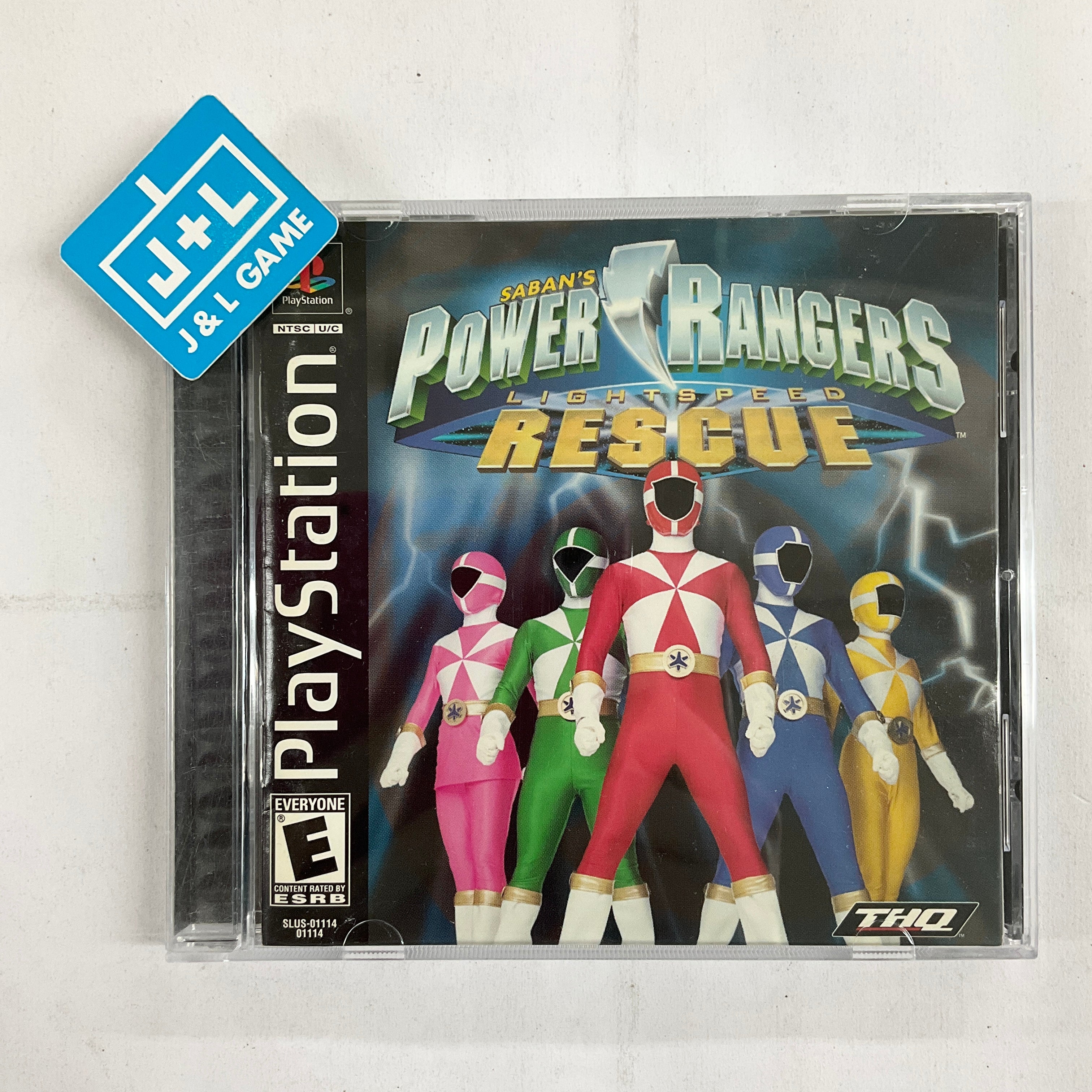 Power Rangers: Lightspeed Rescue - (PS1) PlayStation 1 [Pre-Owned] Video Games THQ   