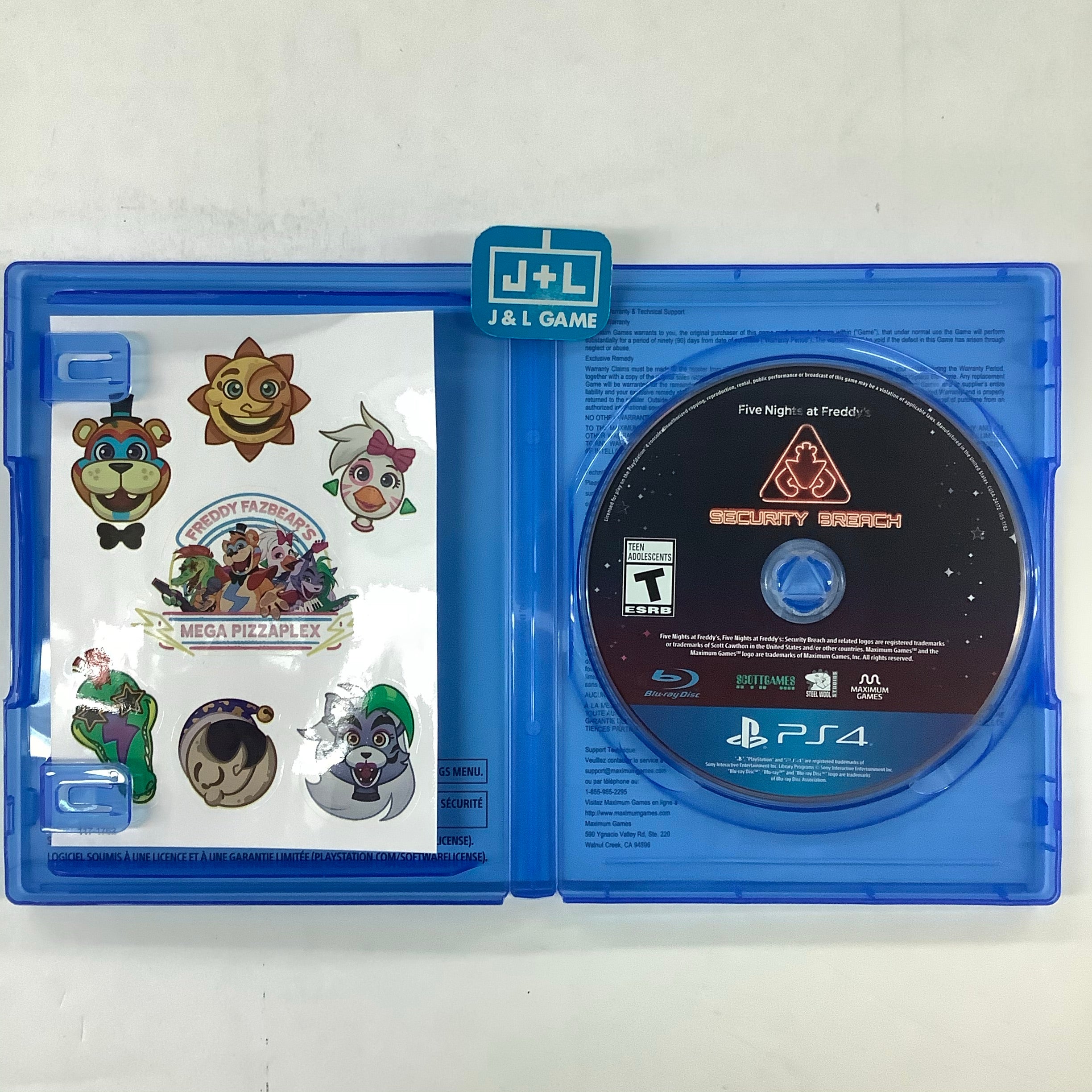 Five Nights at Freddy's: Security Breach - (PS4) PlayStation 4 [UNBOXING] Video Games Maximum Games   