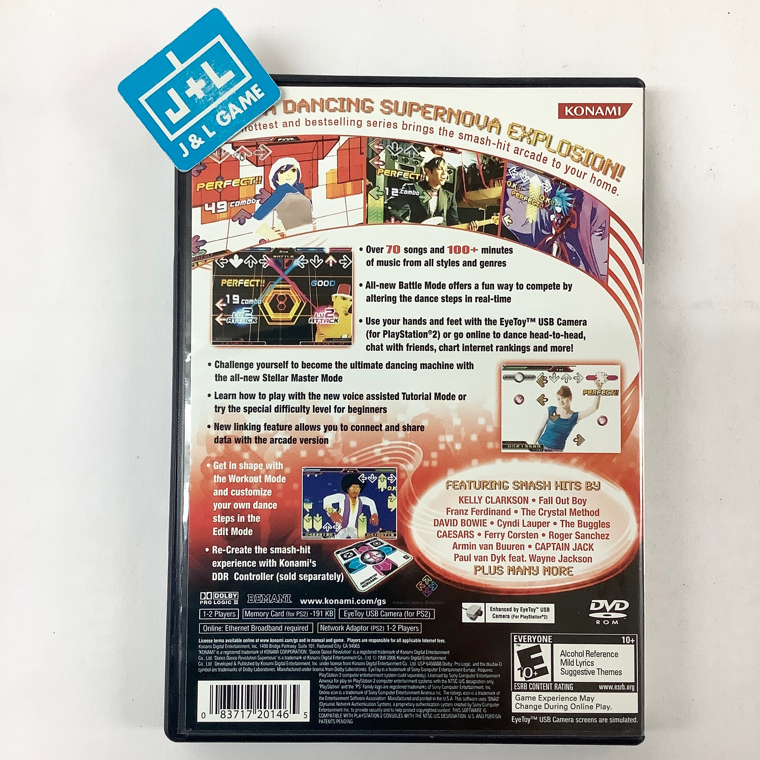Dance Dance Revolution SuperNOVA - (PS2) PlayStation 2 [Pre-Owned] Video Games Konami   