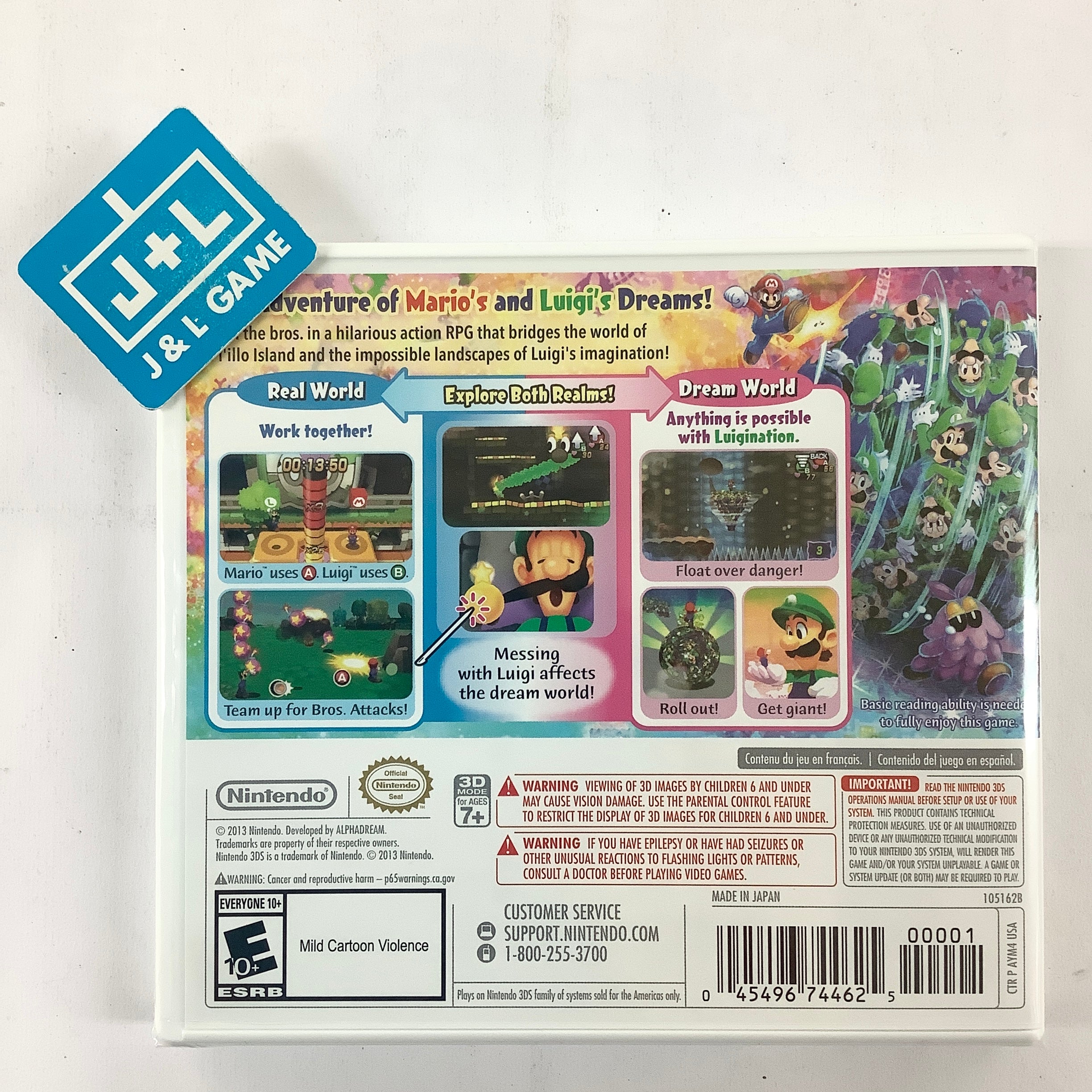 Mario & Luigi: Dream Team (Nintendo Selects) - Nintendo 3DS Video Games Nintendo   