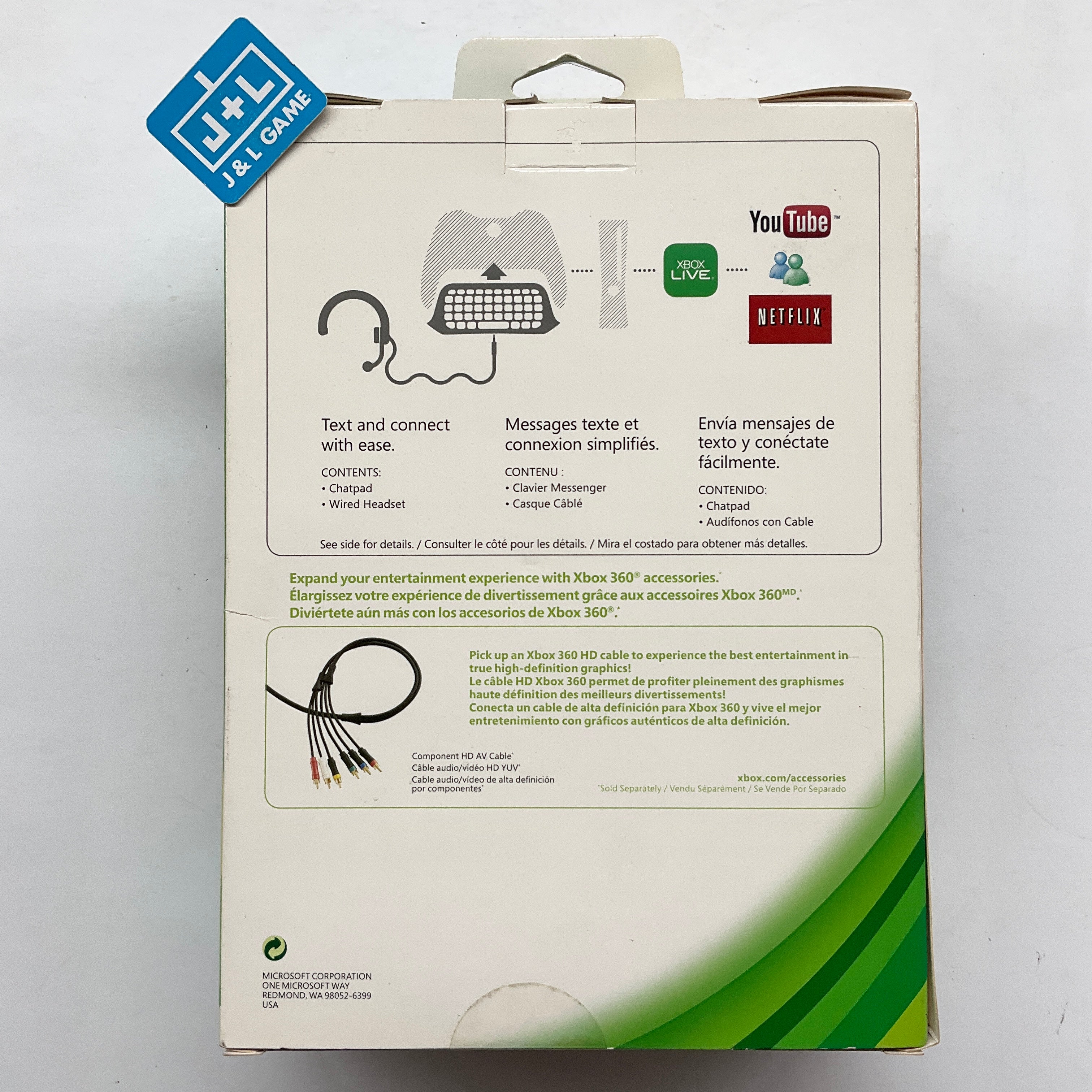Microsoft Xbox 360 - Chatpad - Xbox 360 Accessories Microsoft   