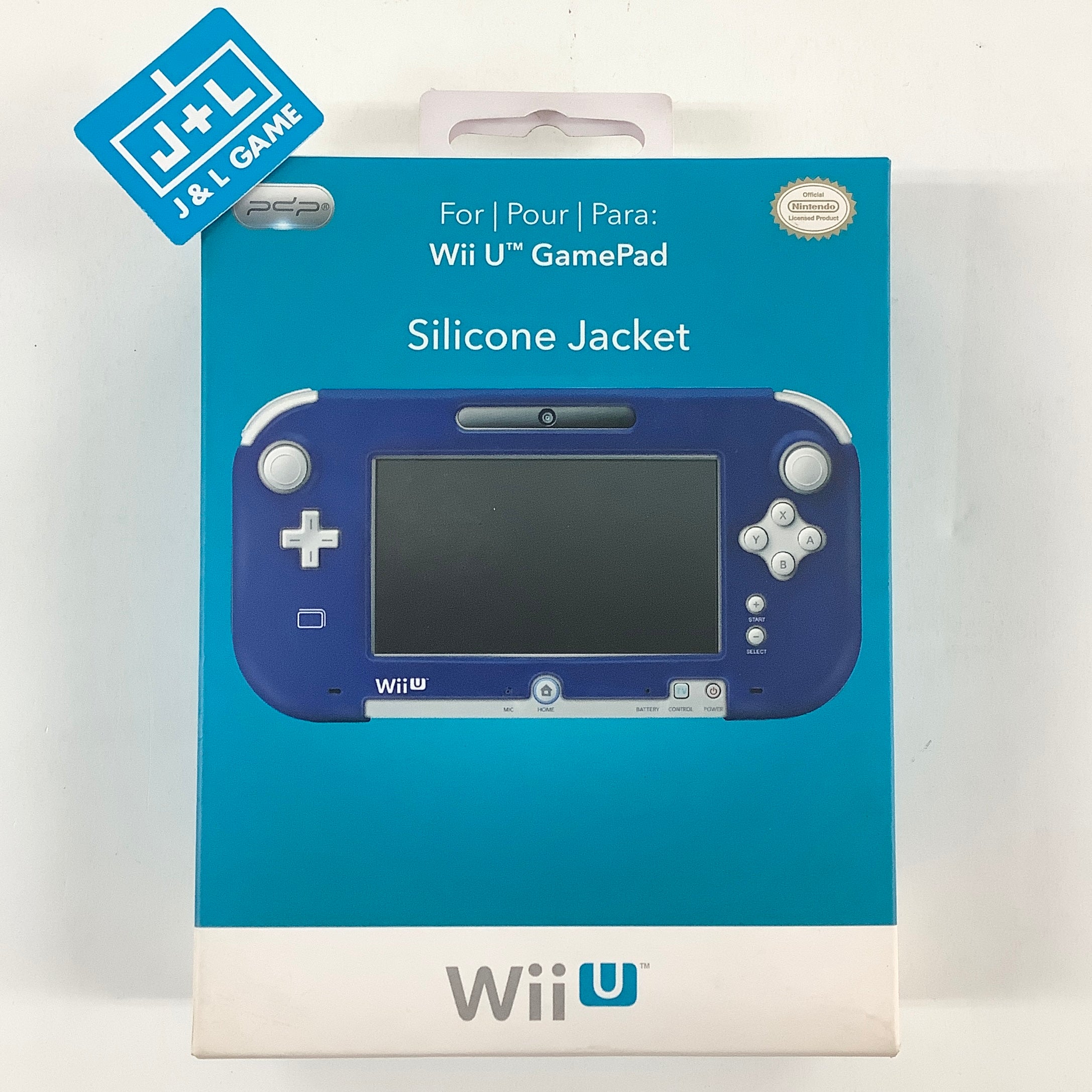 PDP Wii U Gamepad Silicone Jacket (Blue) - Nintendo Wii U Video Games Performance Designed Products   