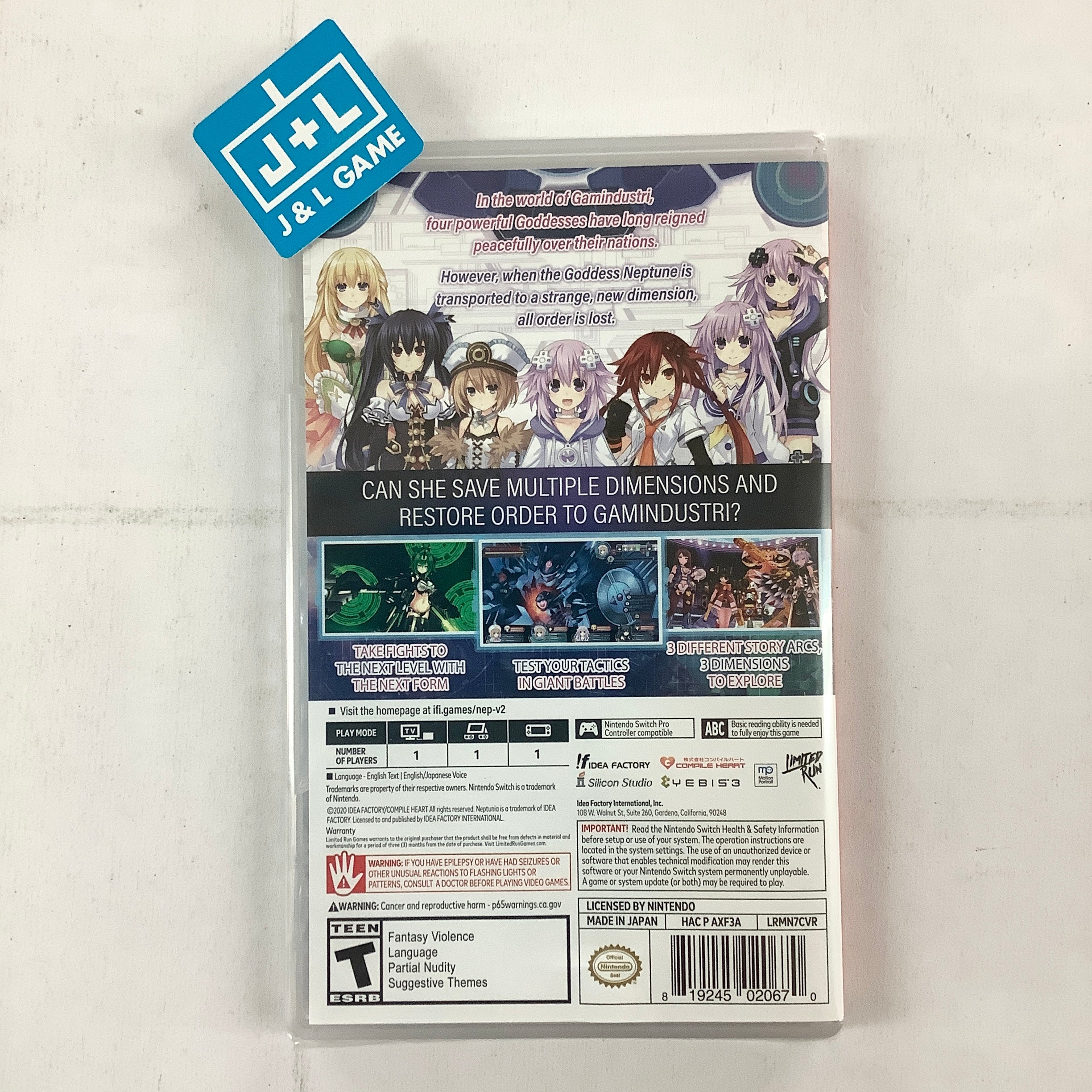 Megadimension Neptunia VII - (NSW) Nintendo Switch Video Games Idea Factory   