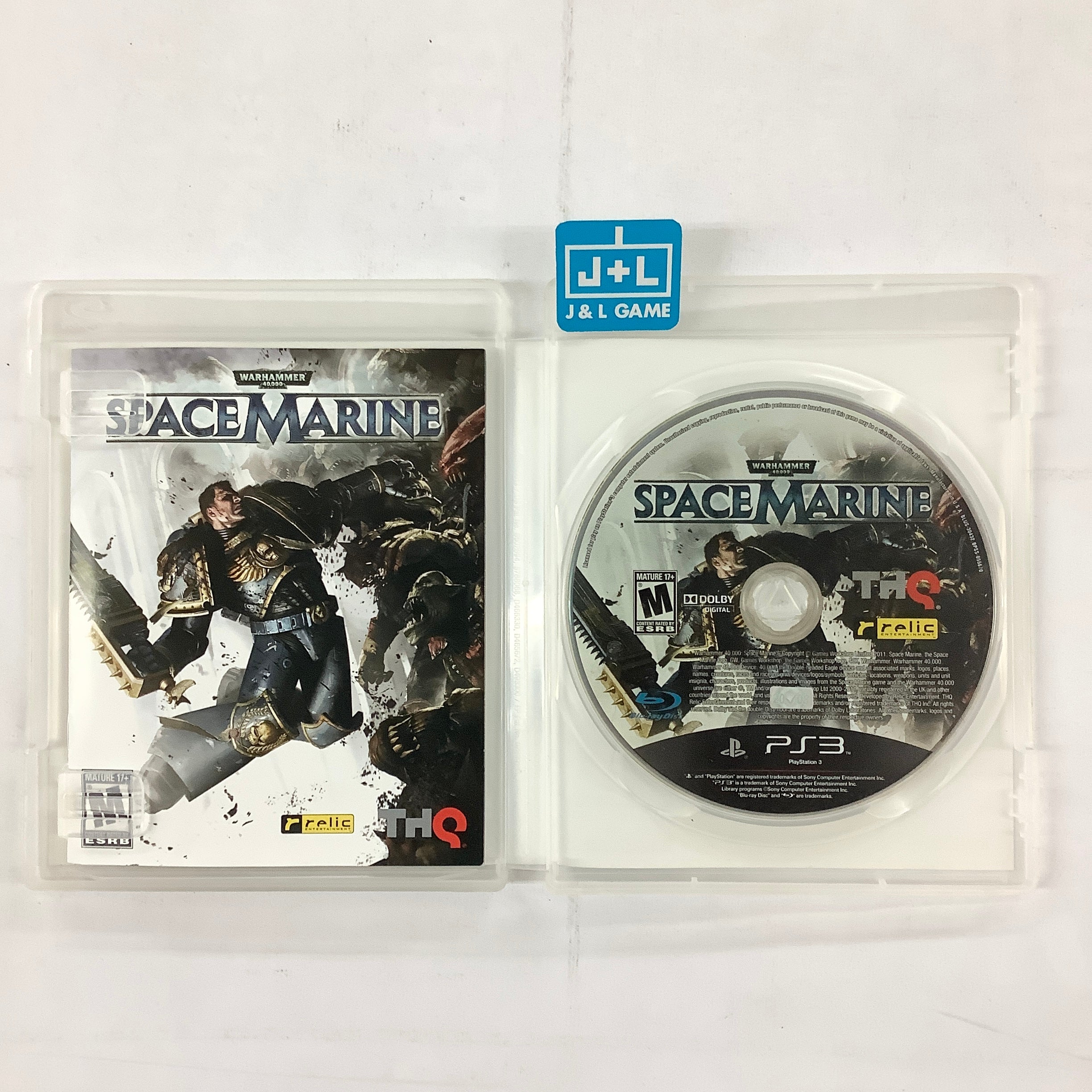 Warhammer 40,000: Space Marine - (PS3) PlayStation 3 [Pre-Owned] Video Games THQ   