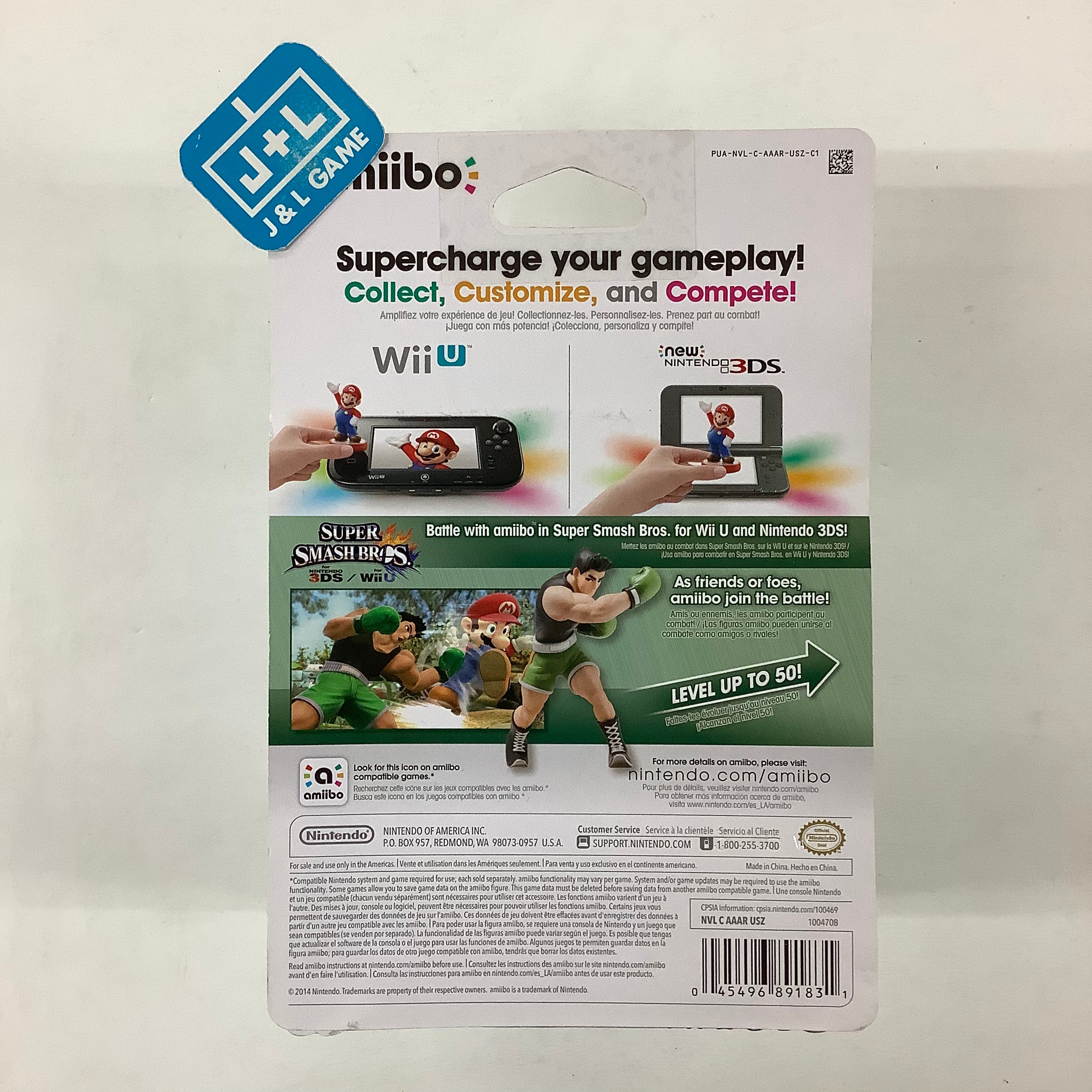Little Mac (Super Smash Bros. series) - Nintendo WiiU Amiibo Amiibo Nintendo   