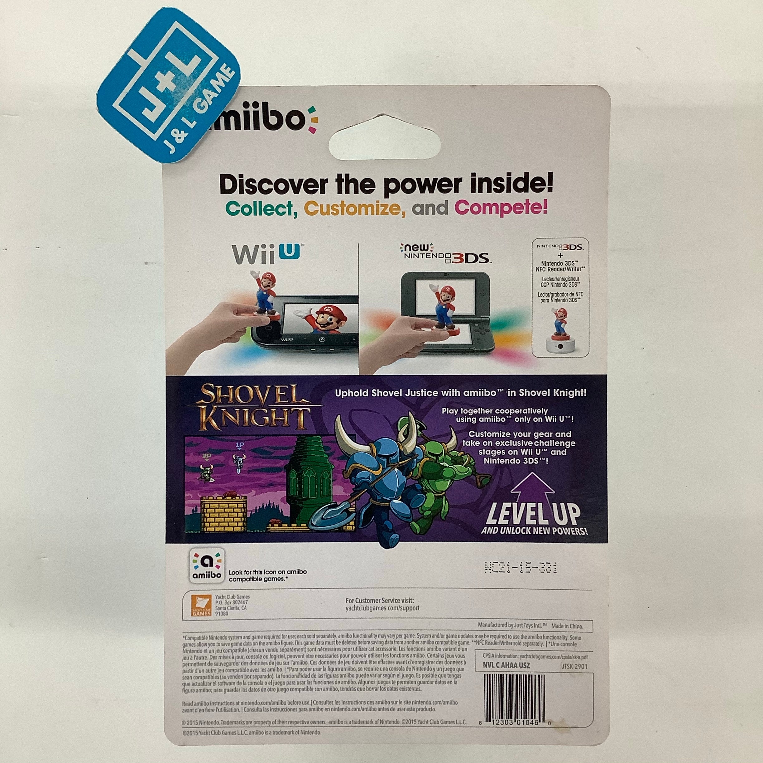 Shovel Knight (Shovel Knight) - Nintendo WiiU Amiibo Amiibo Nintendo   