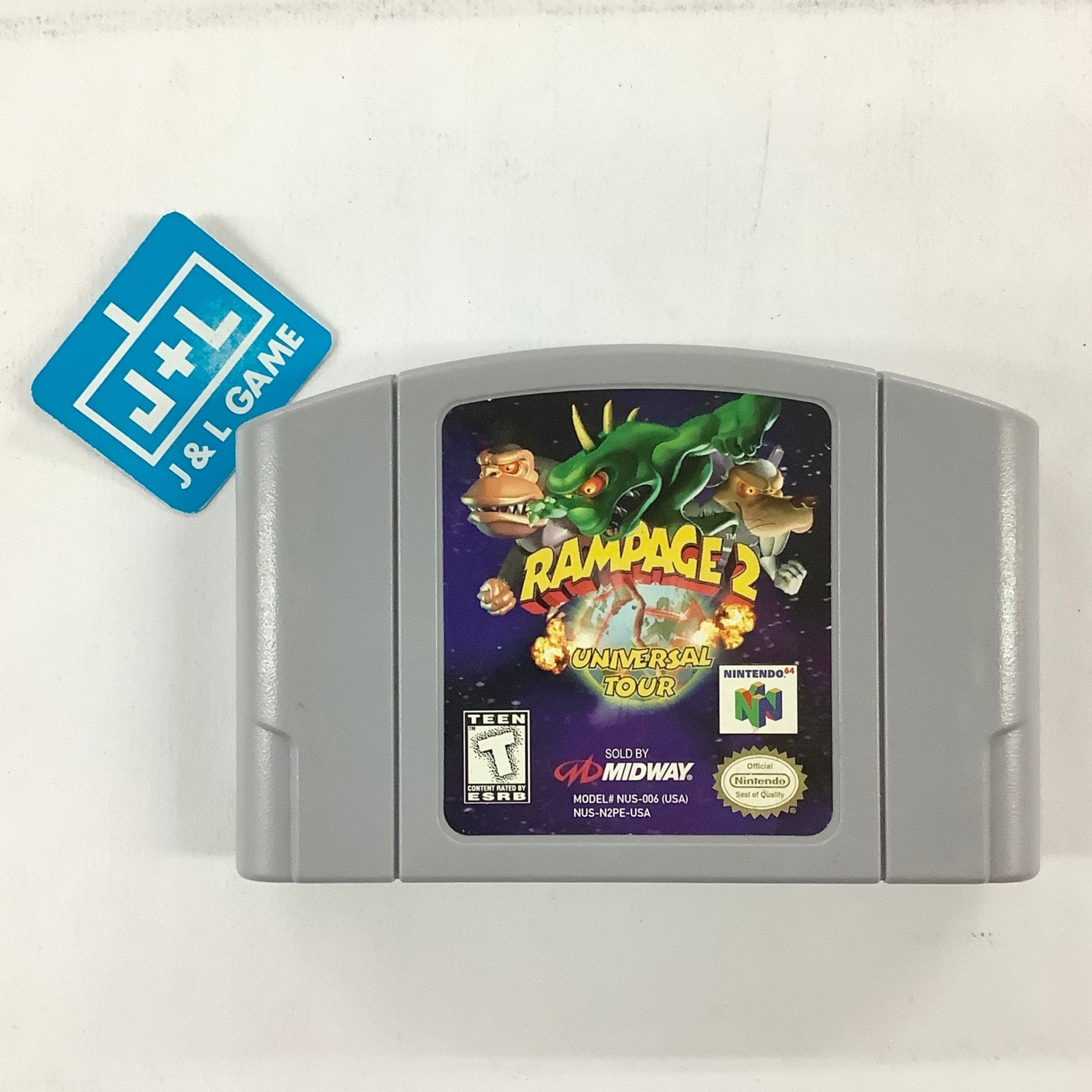 Rampage 2: Universal Tour - (N64) Nintendo 64 [Pre-Owned] Video Games Midway   