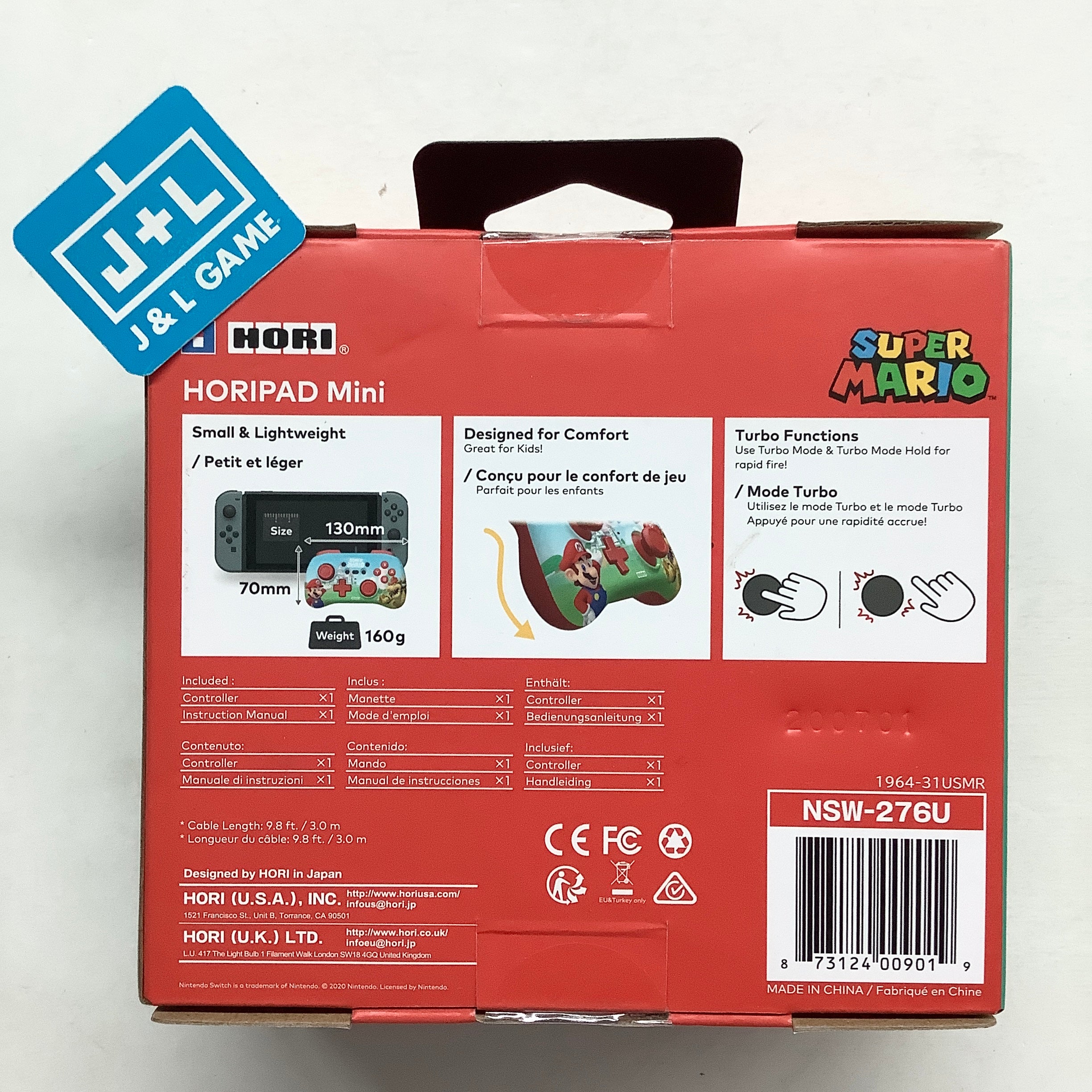 HORI Nintendo Switch HORIPAD Mini (Super Mario) - (NSW) Nintendo Switc ...