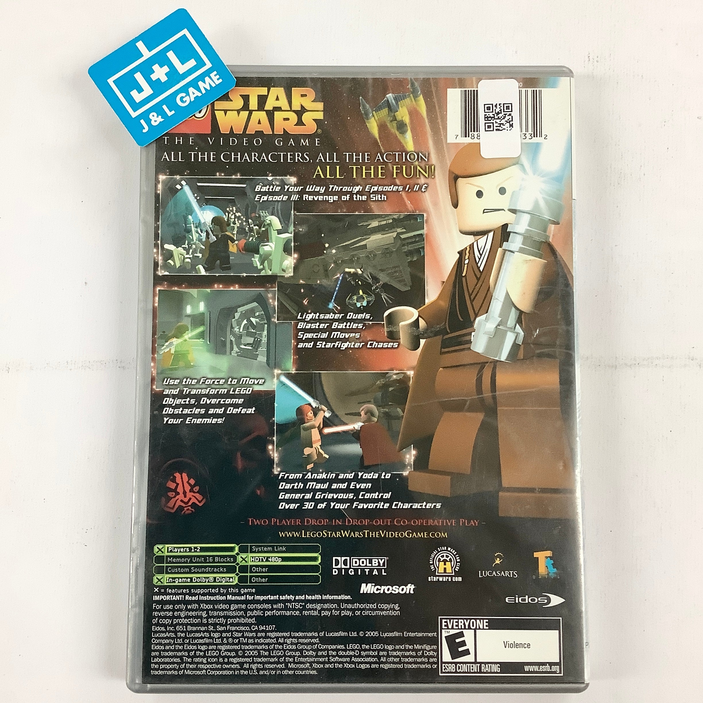 LEGO Star Wars (Platinum Family Hits) - (XB) Xbox [Pre-Owned] Video Games Eidos Interactive   