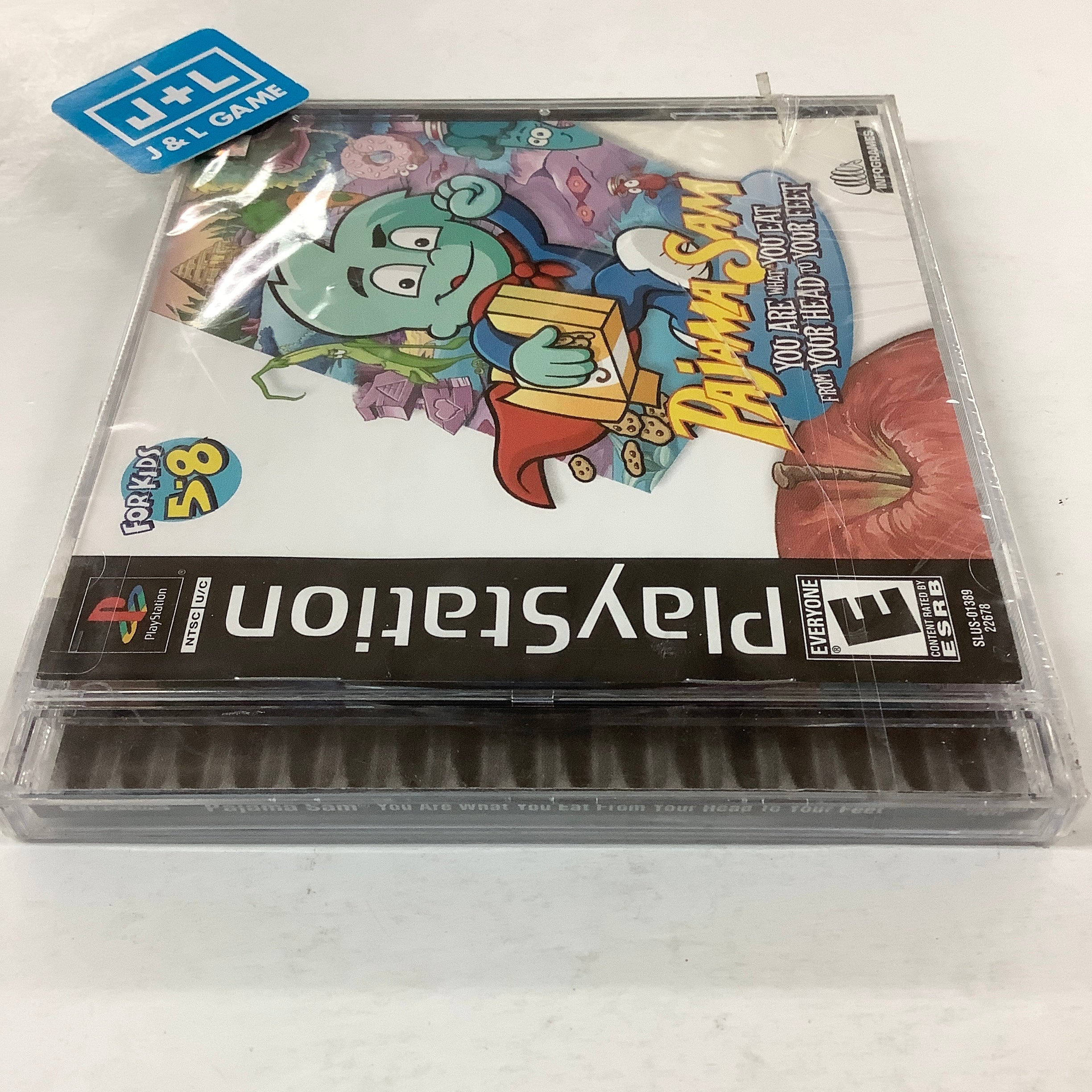 Pajama Sam: You are What you Eat from Your Head to Your Feet - (PS1) PlayStation 1 Video Games Infogrames   