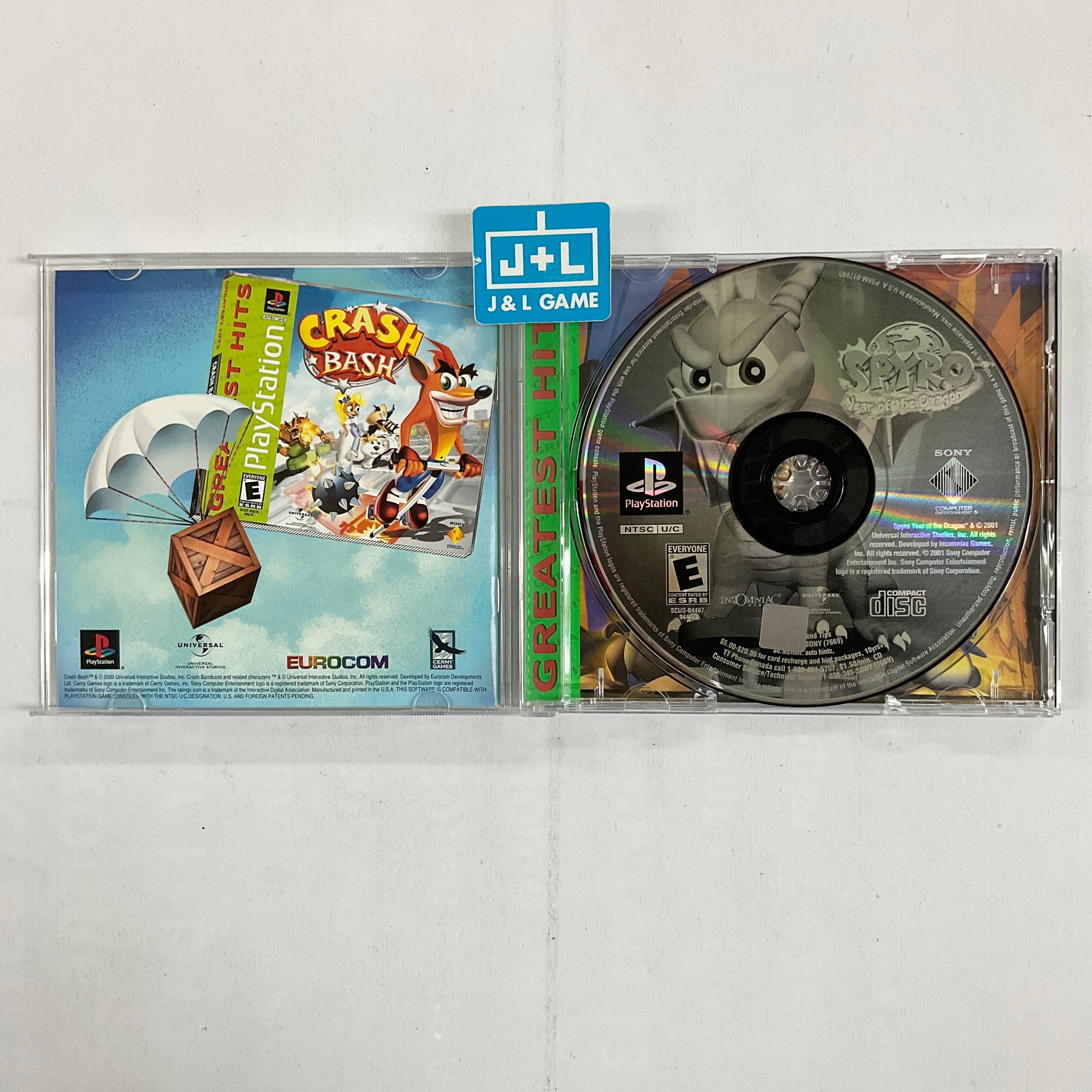 Spyro: Year of the Dragon (Greatest Hits) - (PS1) PlayStation 1 [Pre-Owned] Video Games SCEA   