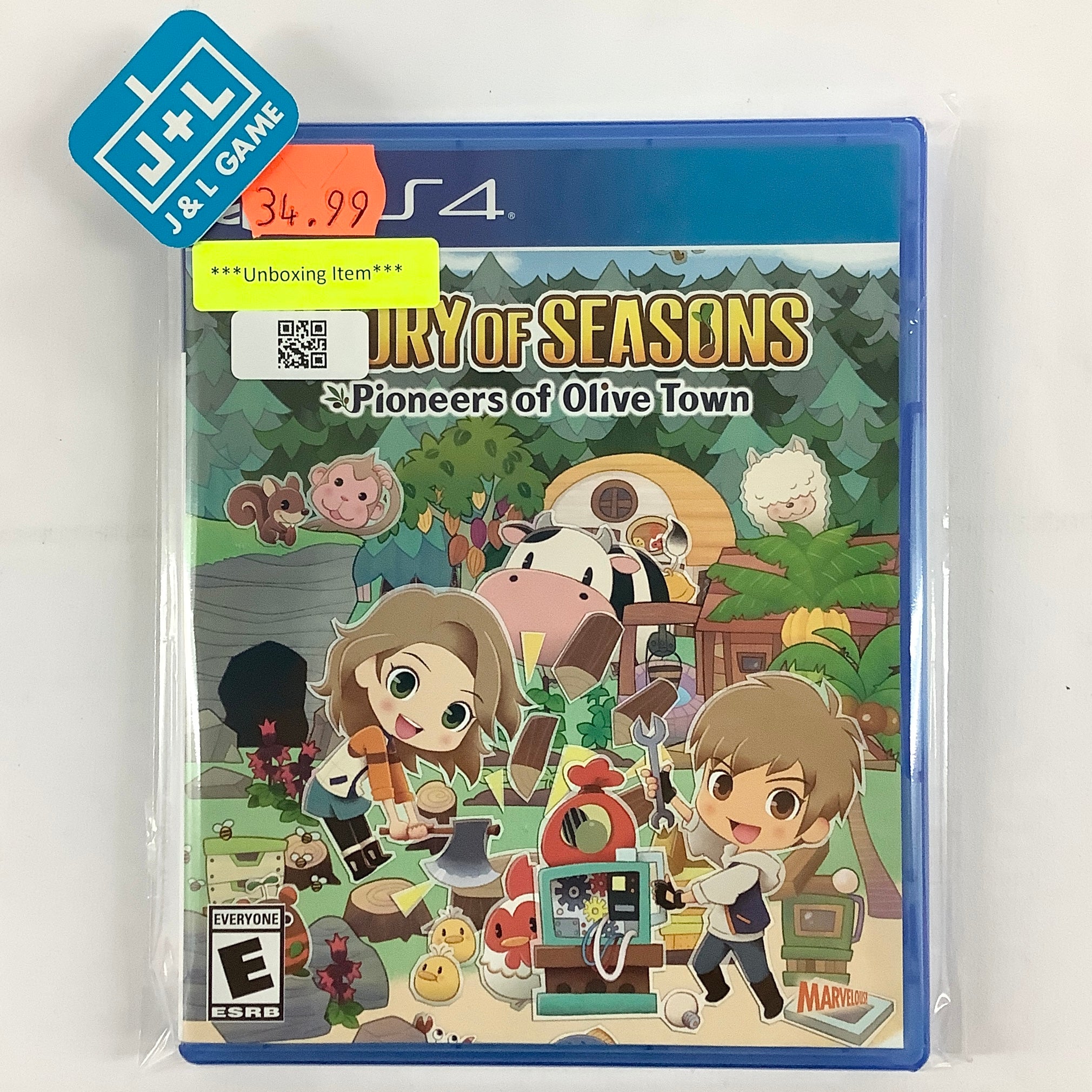 Story of Seasons: Pioneers of Olive Town - (PS4) PlayStation 4 [UNBOXING] Video Games Xseed   