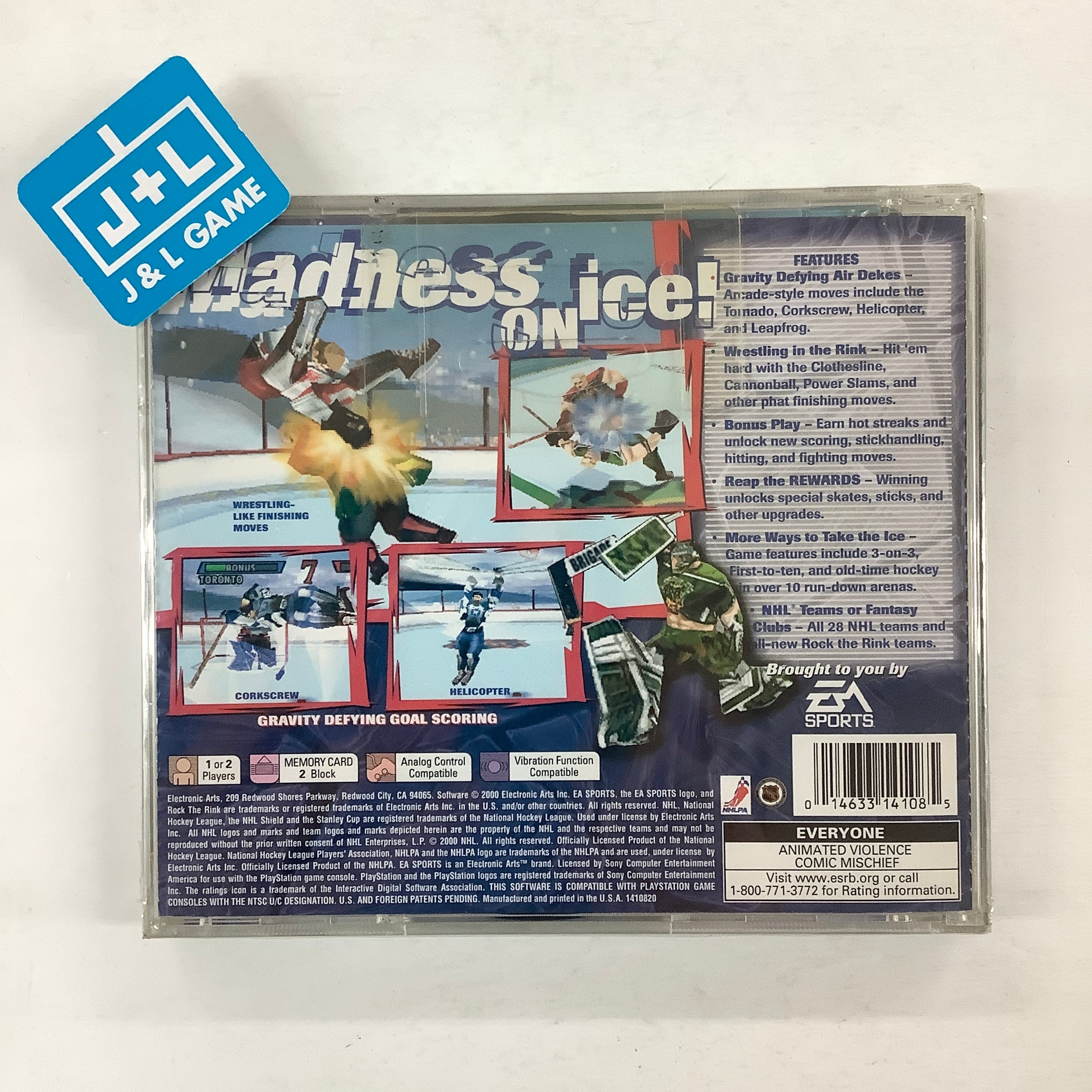 NHL Rock the Rink - (PS1) PlayStation 1 Video Games Electronic Arts   