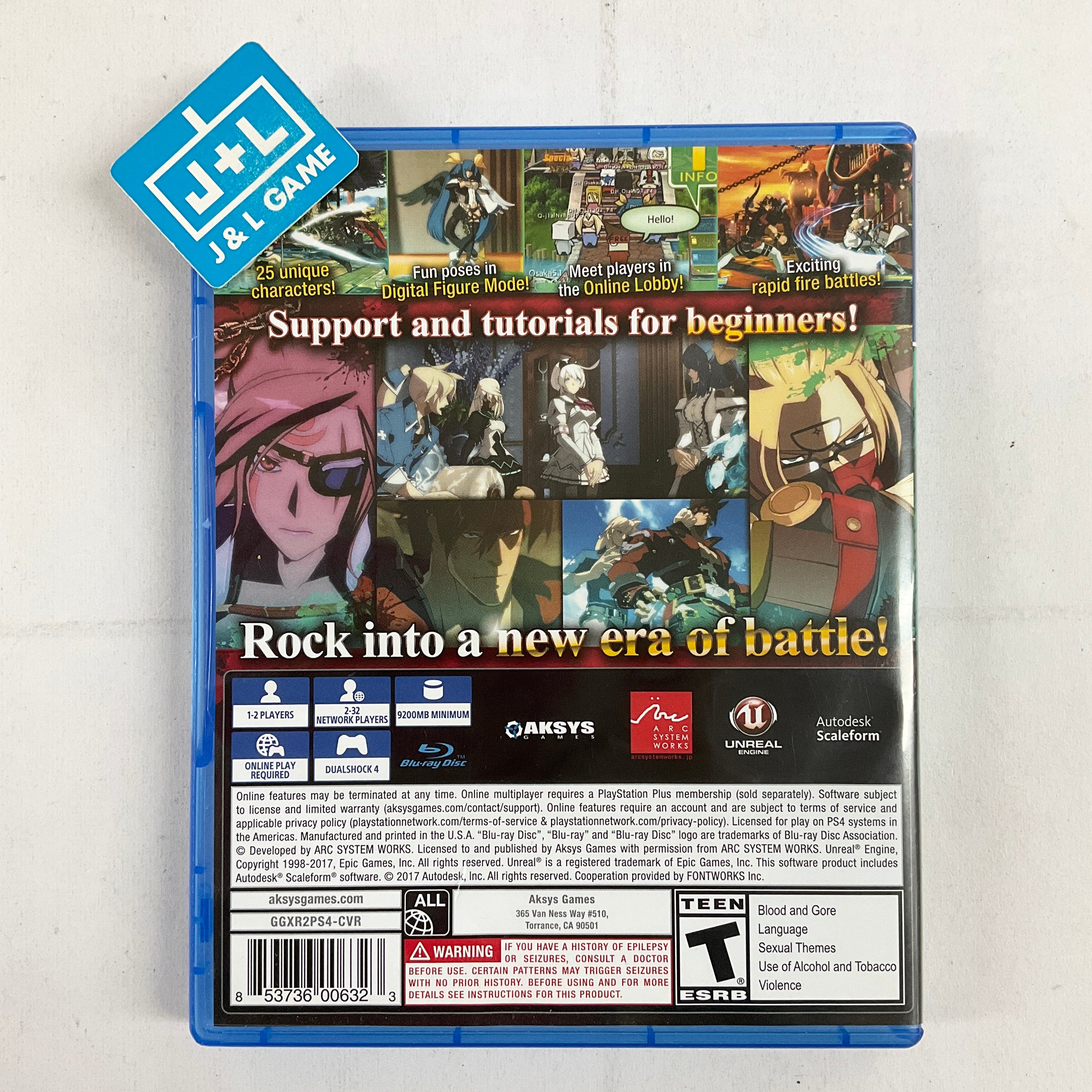 Guilty Gear Xrd REV 2 - (PS4) PlayStation 4 [Pre-Owned] Video Games Aksys Games   