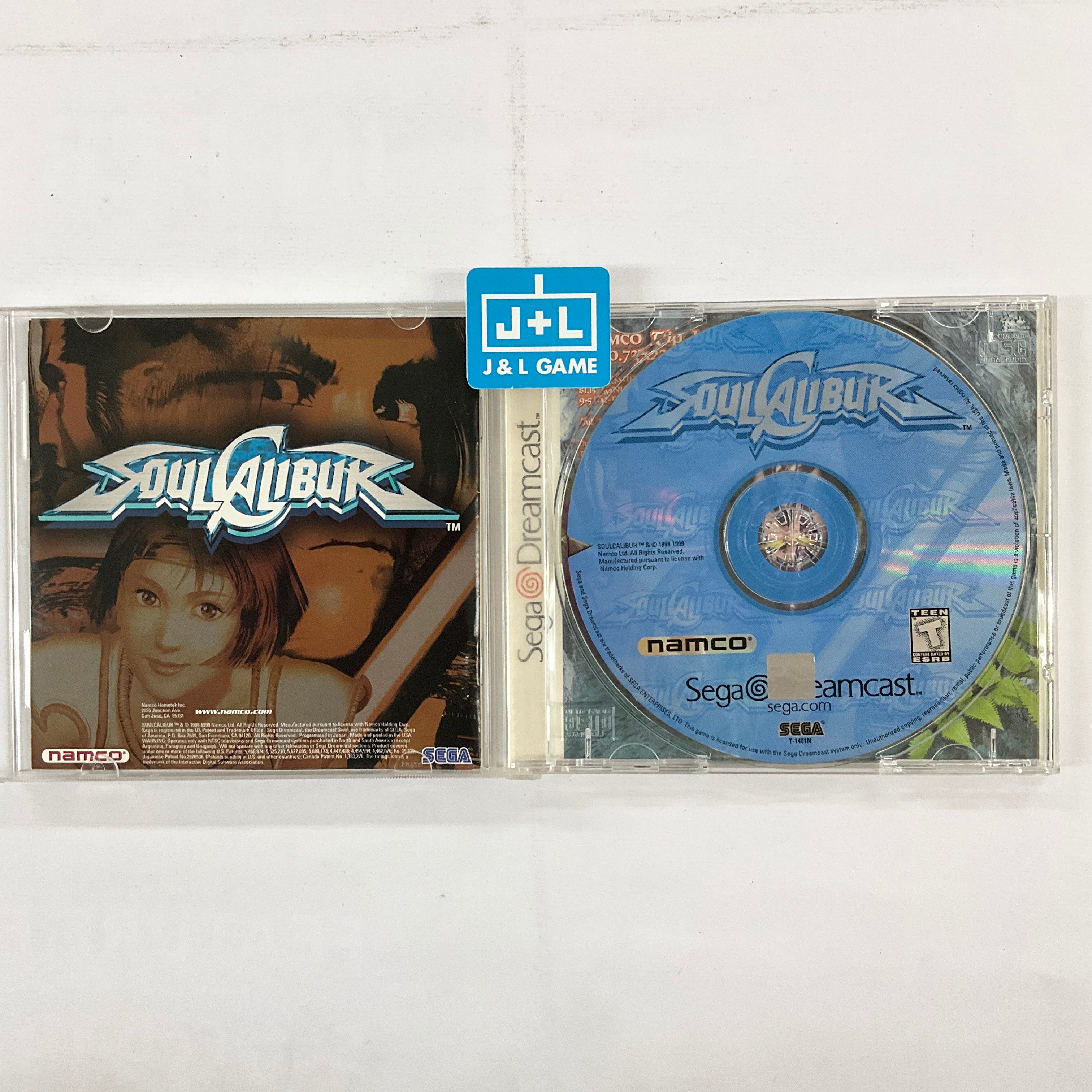 SoulCalibur - (DC) SEGA Dreamcast [Pre-Owned] Video Games Namco   