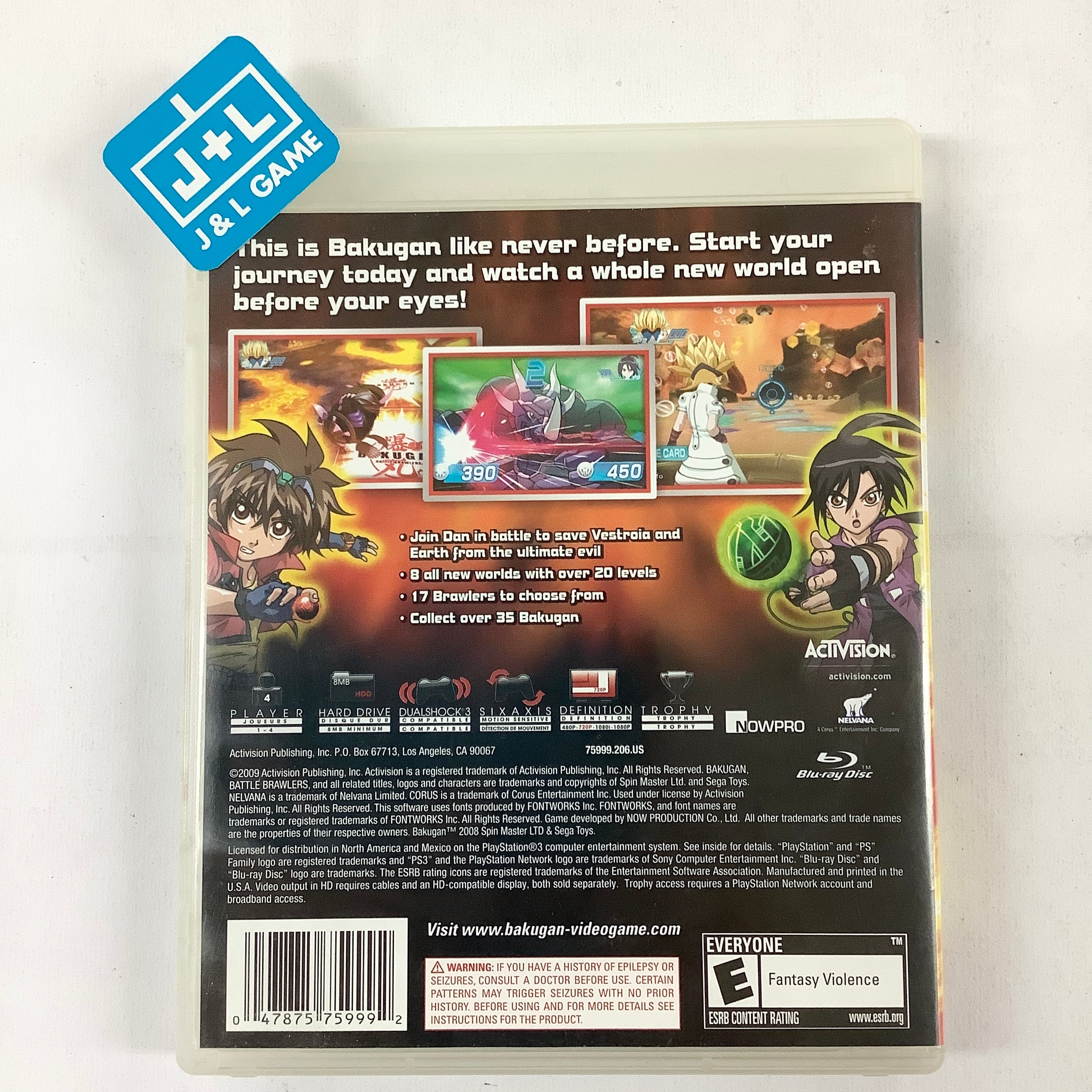 Bakugan Battle Brawlers - (PS3) PlayStation 3 [Pre-Owned] Video Games Activision   