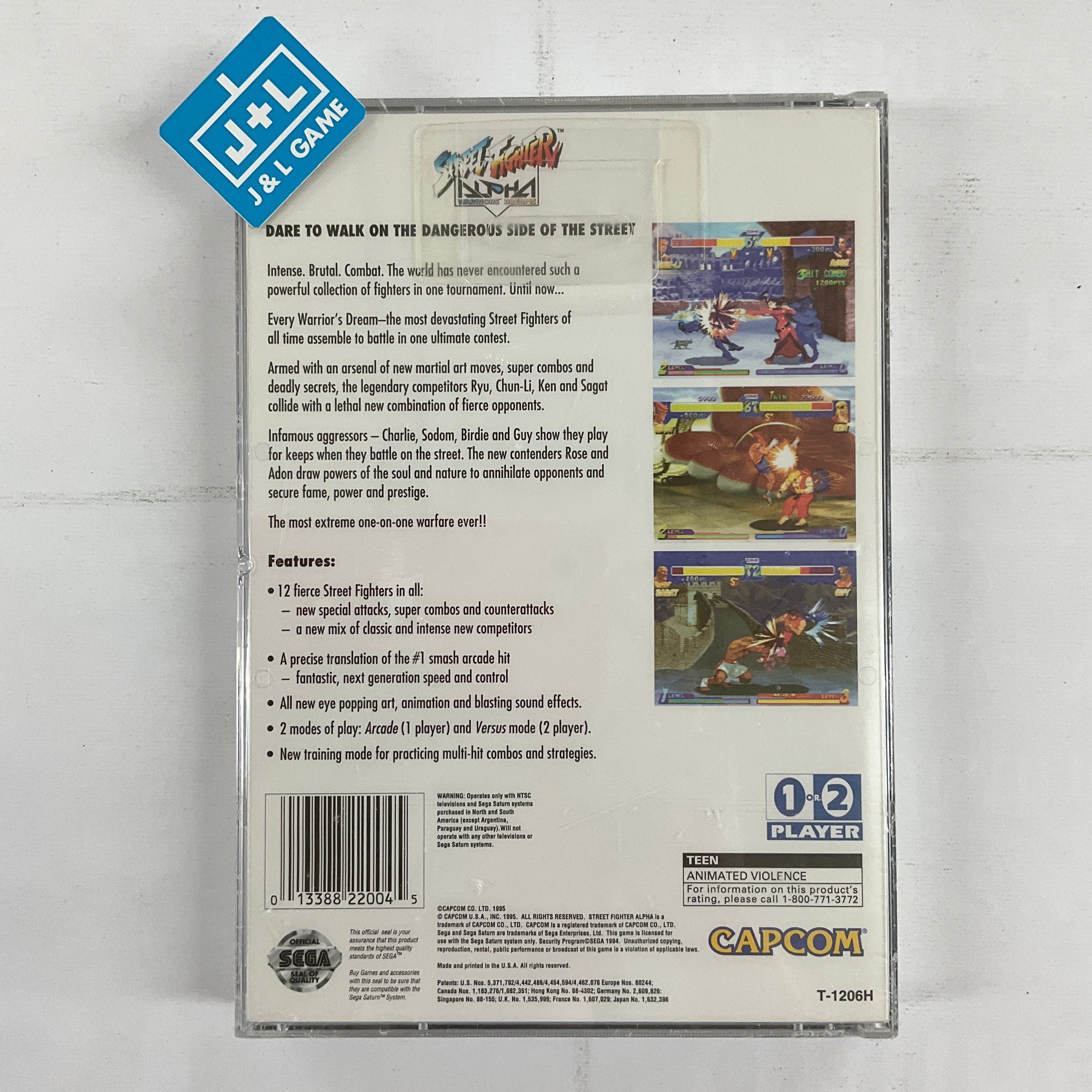 Street Fighter Alpha: Warriors' Dreams - (SS) SEGA Saturn Video Games Capcom   