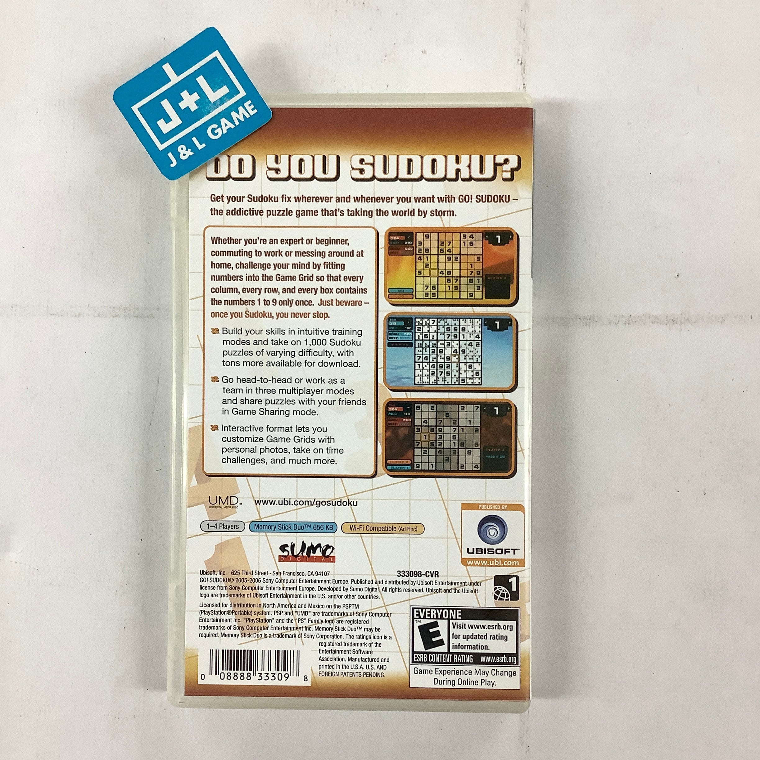 Go! Sudoku - Sony PSP [Pre-Owned] Video Games Ubisoft   
