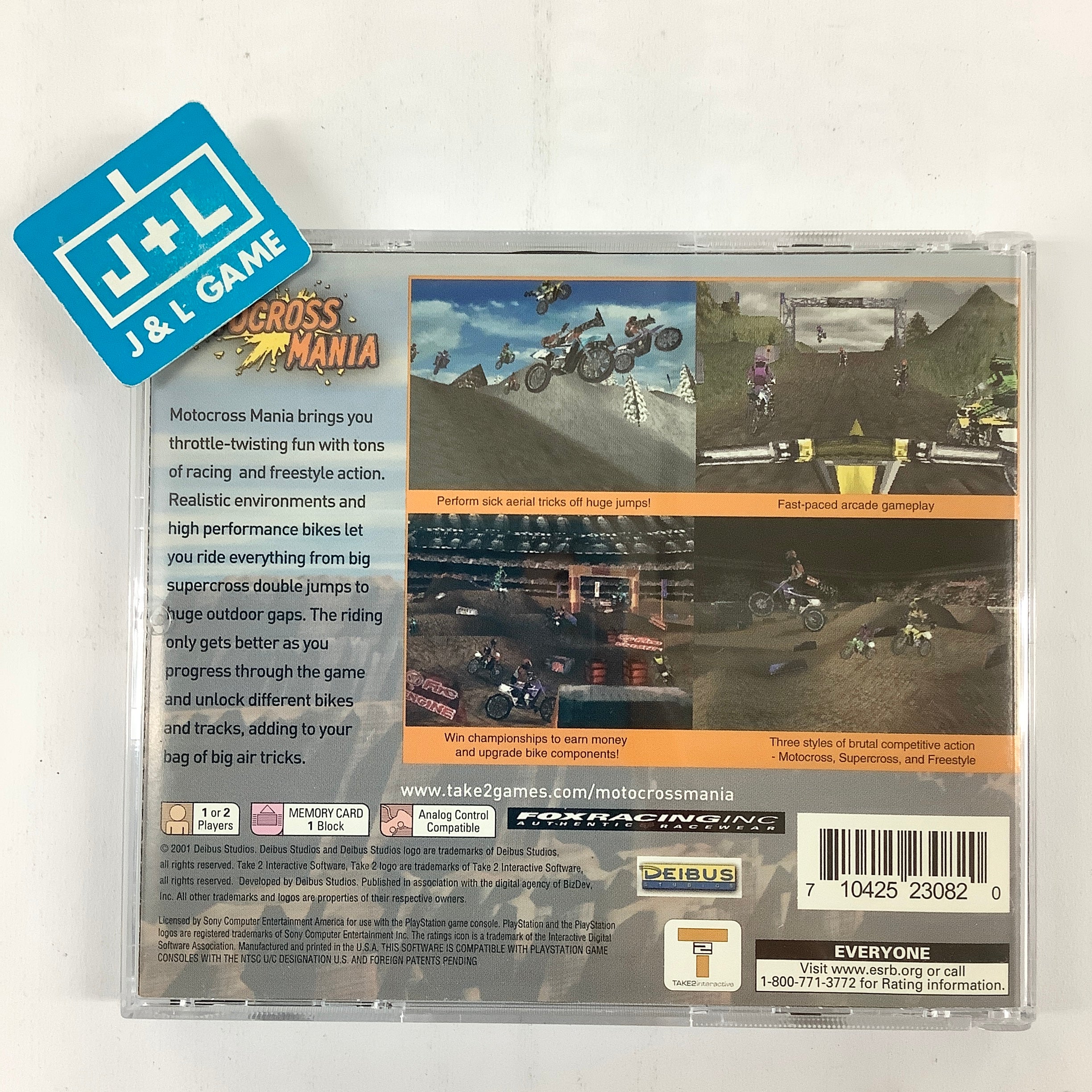 Motocross Mania - (PS1) PlayStation 1 [Pre-Owned] Video Games Take-Two Interactive   