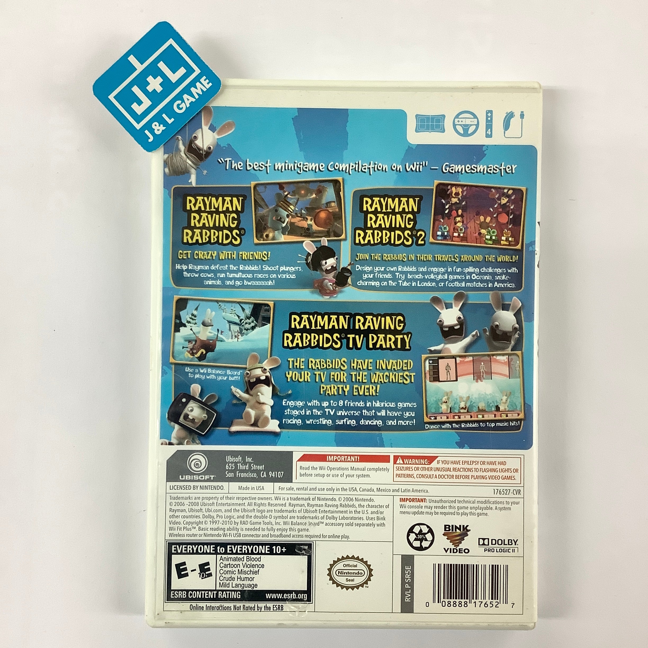 Raving Rabbids: Party Collection - Nintendo Wii [Pre-Owned] Video Games Ubisoft   