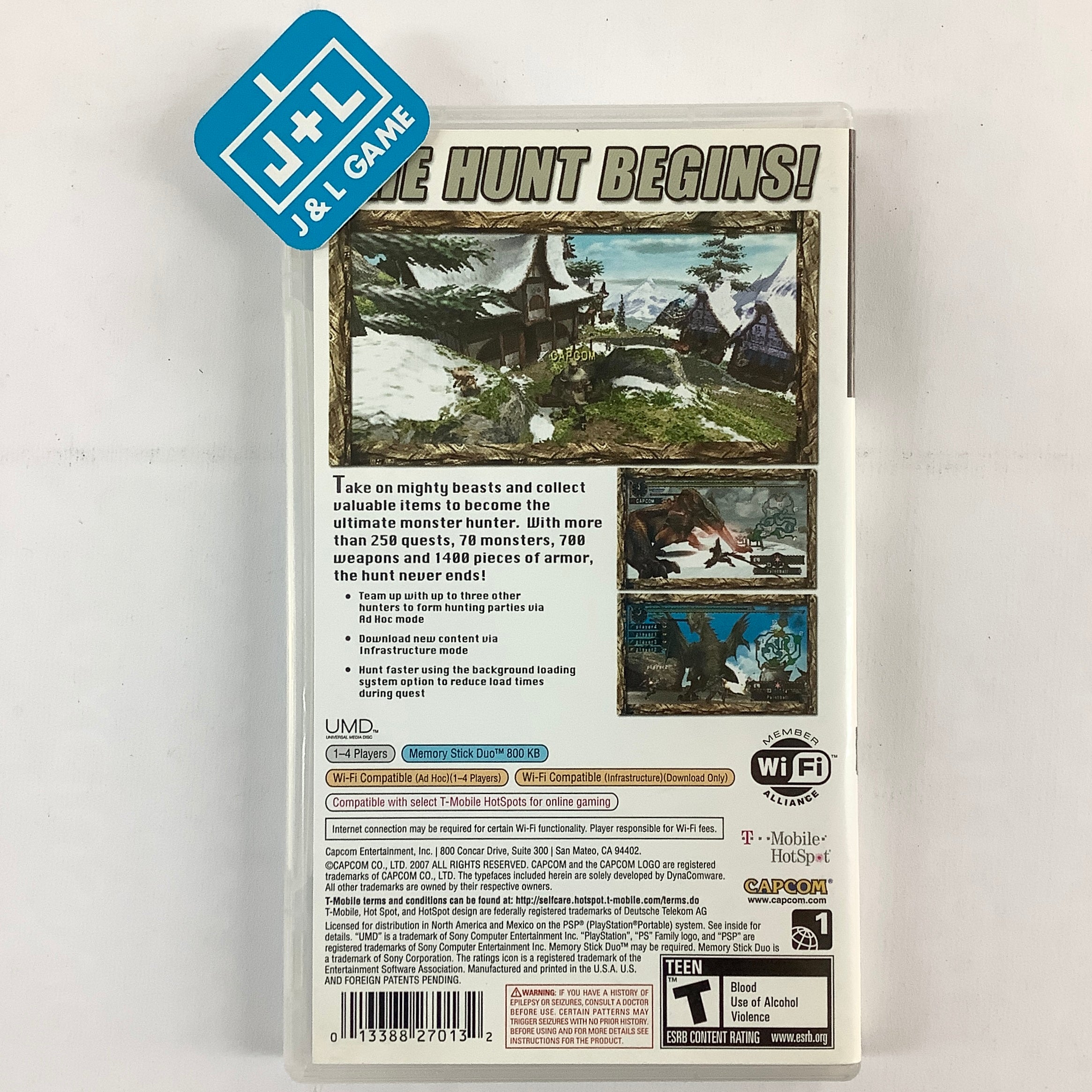 Monster Hunter Portable 2 - Sony PSP [Pre-Owned] Video Games Capcom   