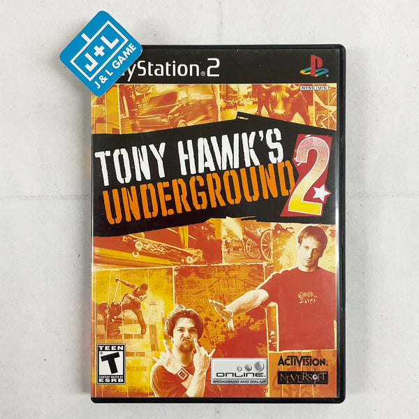LOT 2 X JEU PS2 COMPLET PAL FR TONY HAWK UNDERGROUND 2 + HAWK S PRO SKATER 3