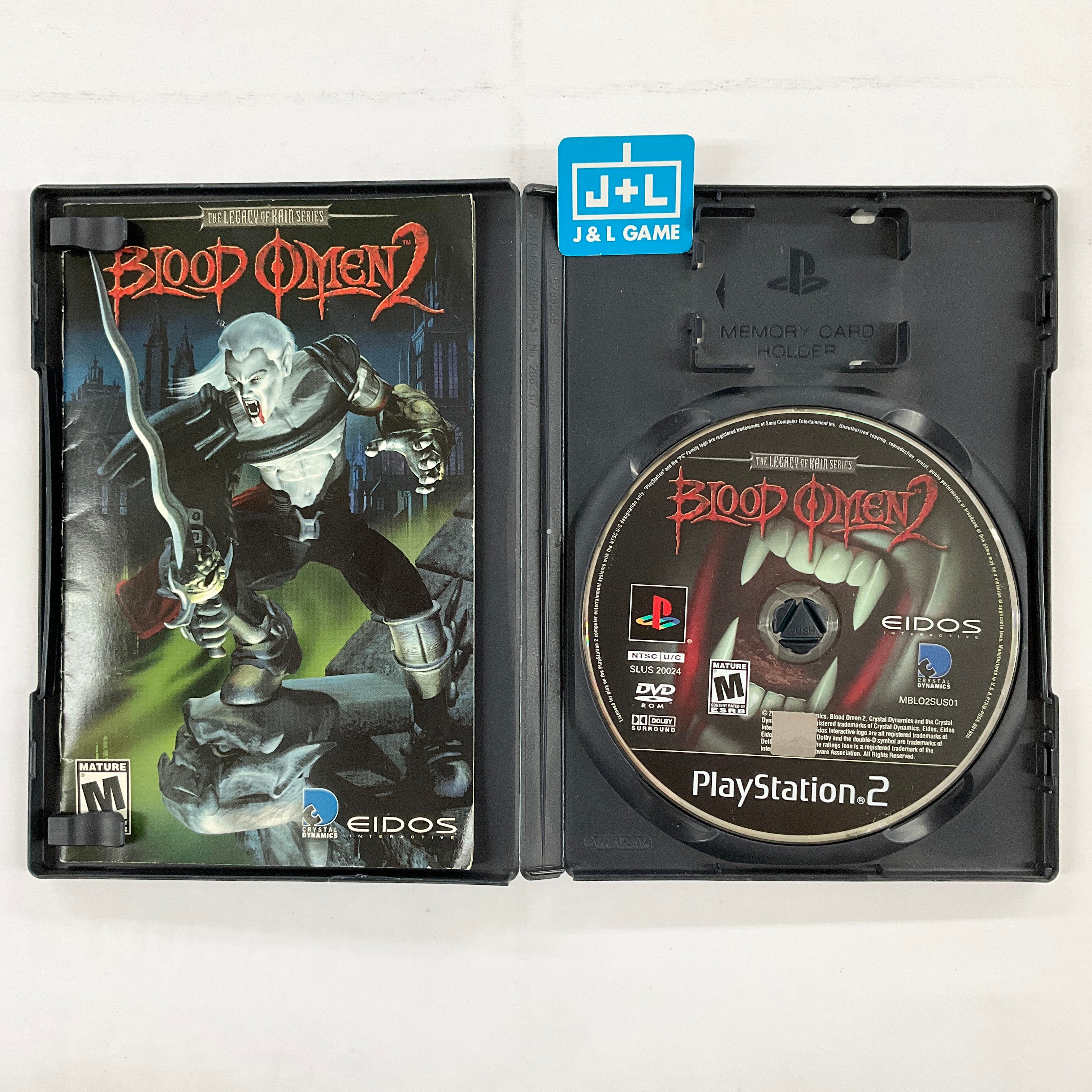Blood Omen 2 - (PS2) PlayStation 2 [Pre-Owned] Video Games Eidos Interactive   