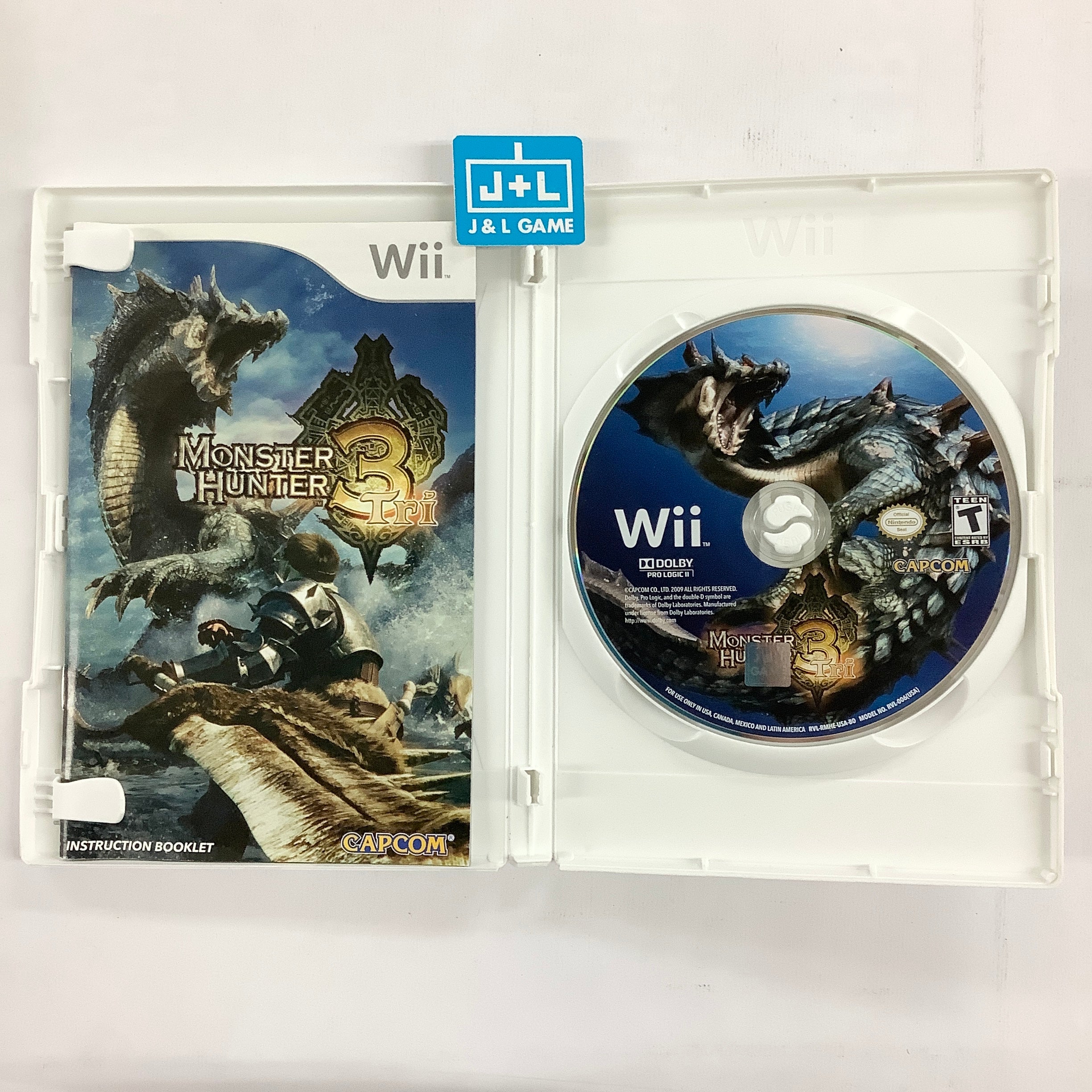 Monster Hunter Tri - Nintendo Wii [Pre-Owned] Video Games Capcom   