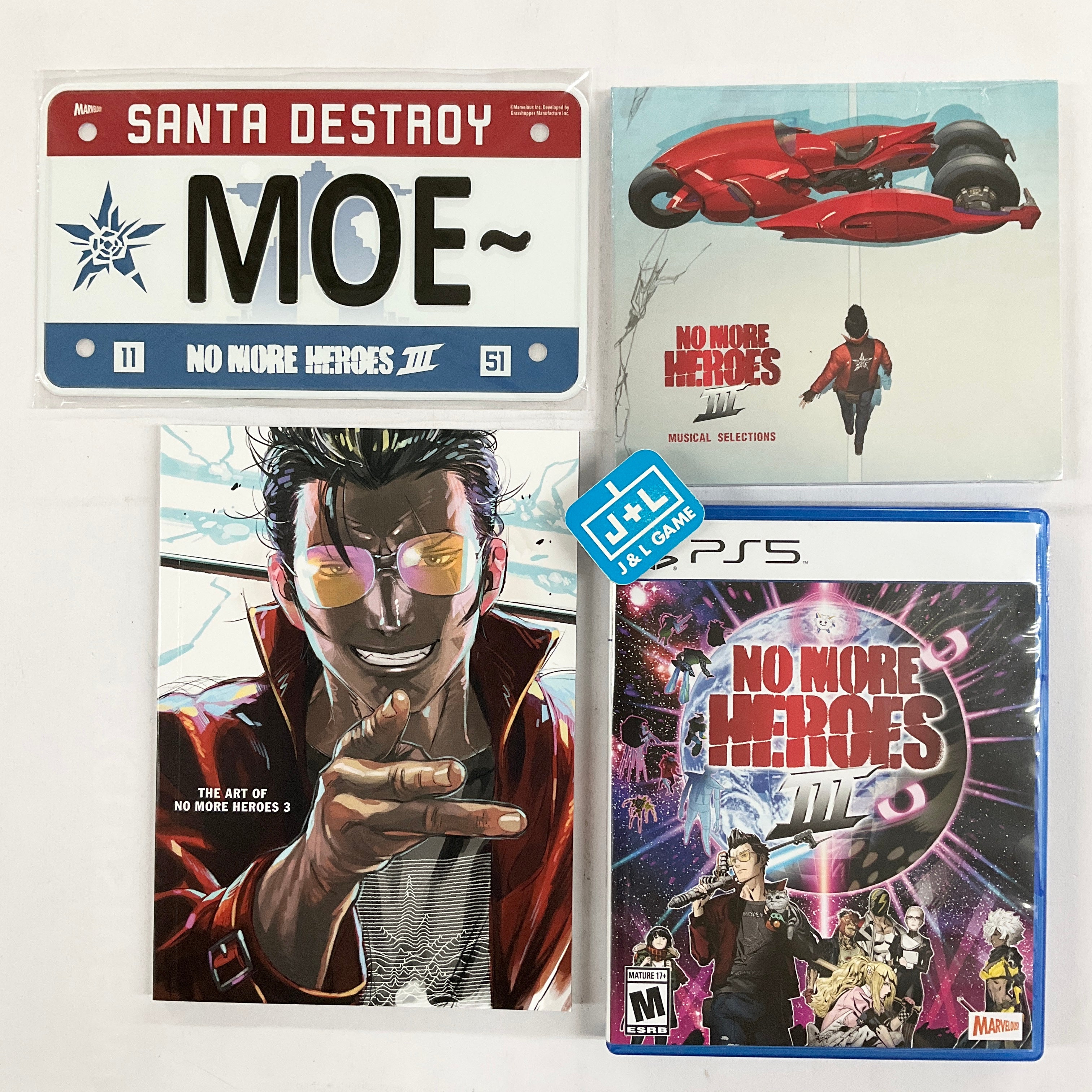 No More Heroes 3 – Day 1 Edition - (PS5) PlayStation 5 [UNBOXING] Video Games Xseed   
