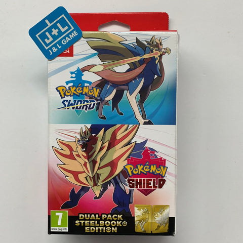 Pokemon Sword and Shield Dual Pack (Steelbook Edition) - (NSW) Nintendo Switch (European Import) Video Games Nintendo   