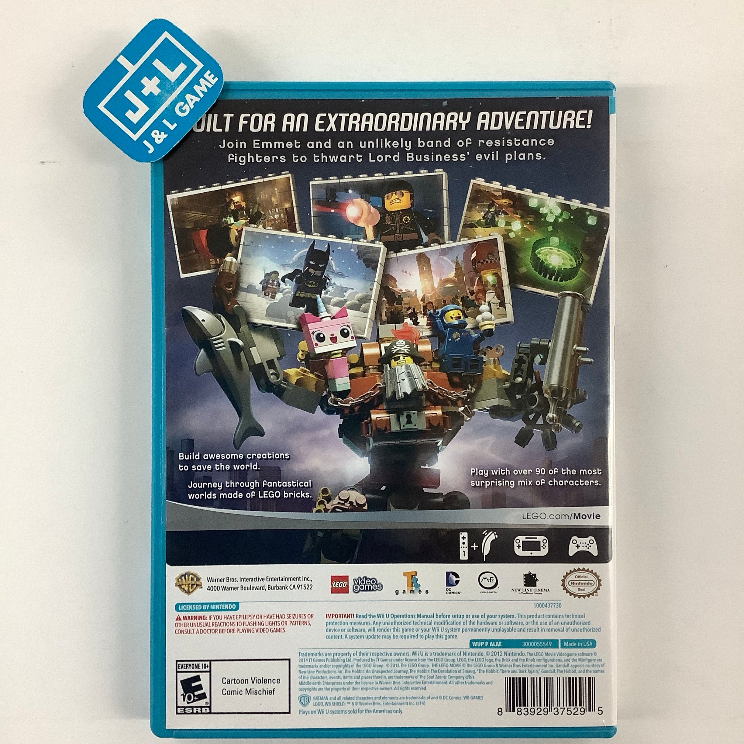 The LEGO Movie Videogame - Nintendo Wii U [Pre-Owned] Video Games Warner Bros. Interactive Entertainment   