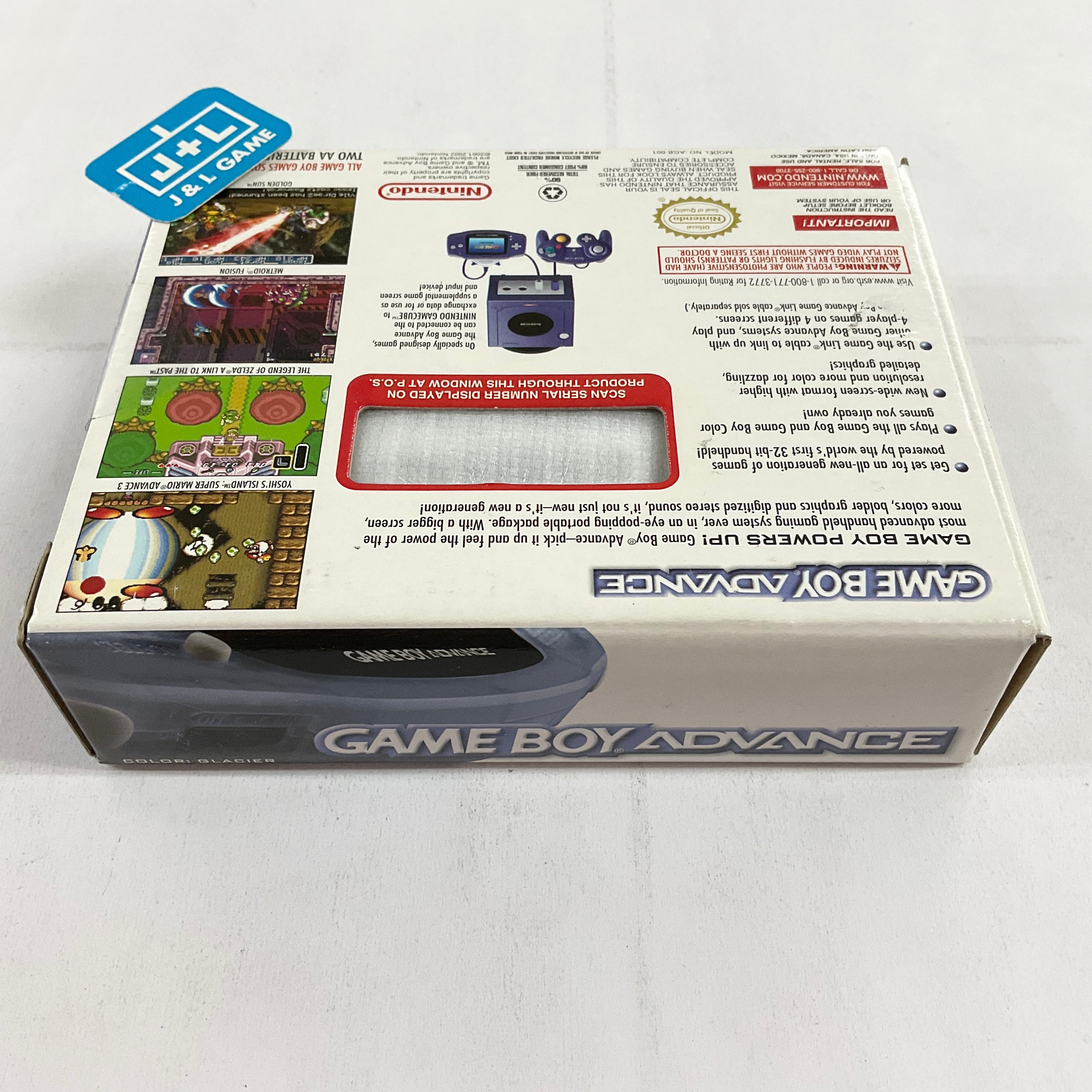 Nintendo Game Boy Advance (Glacier) - (GBA) Game Boy Advance [Pre-Owned] Consoles Nintendo   