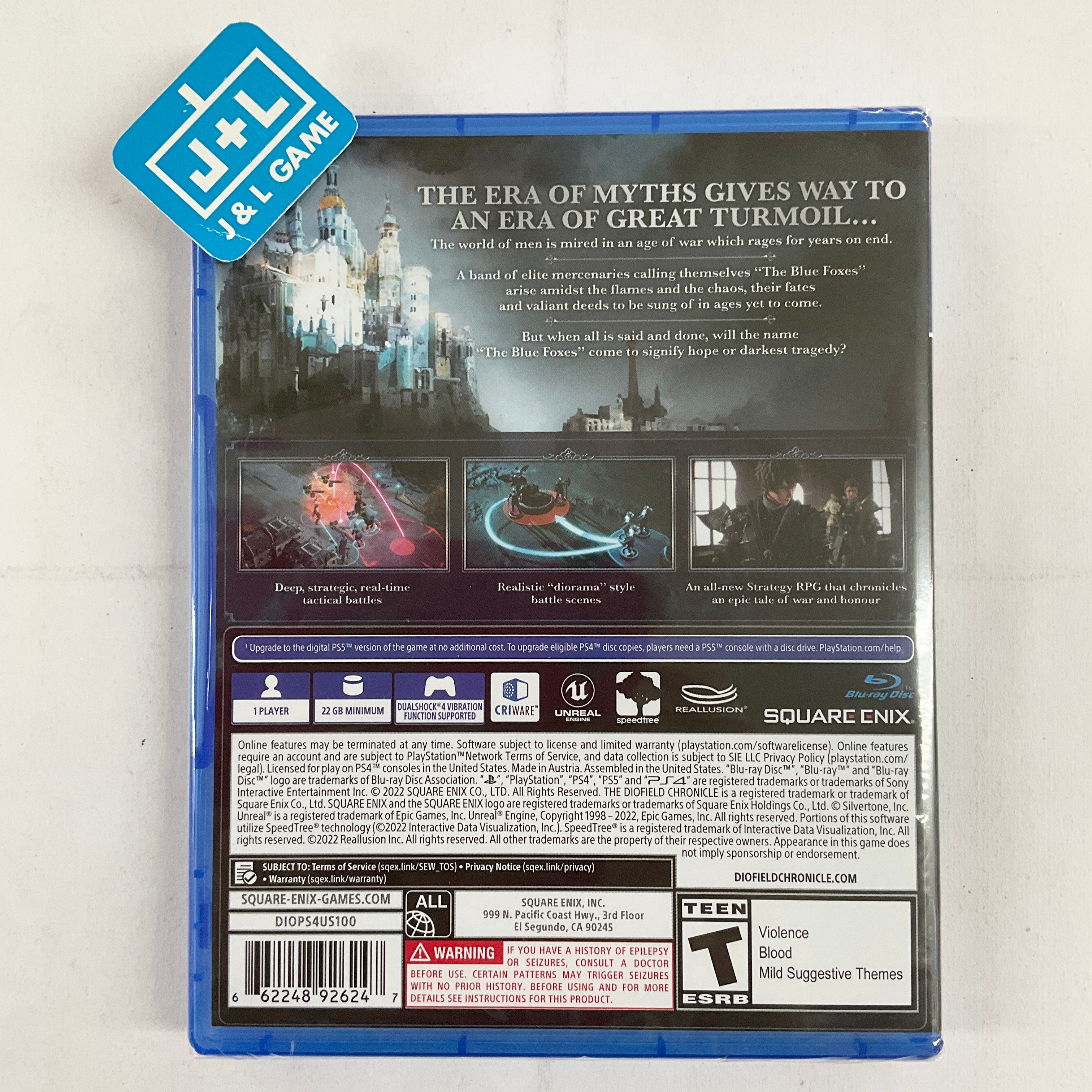 The Diofield Chronicle - (PS4) PlayStation 4 Video Games Square Enix   