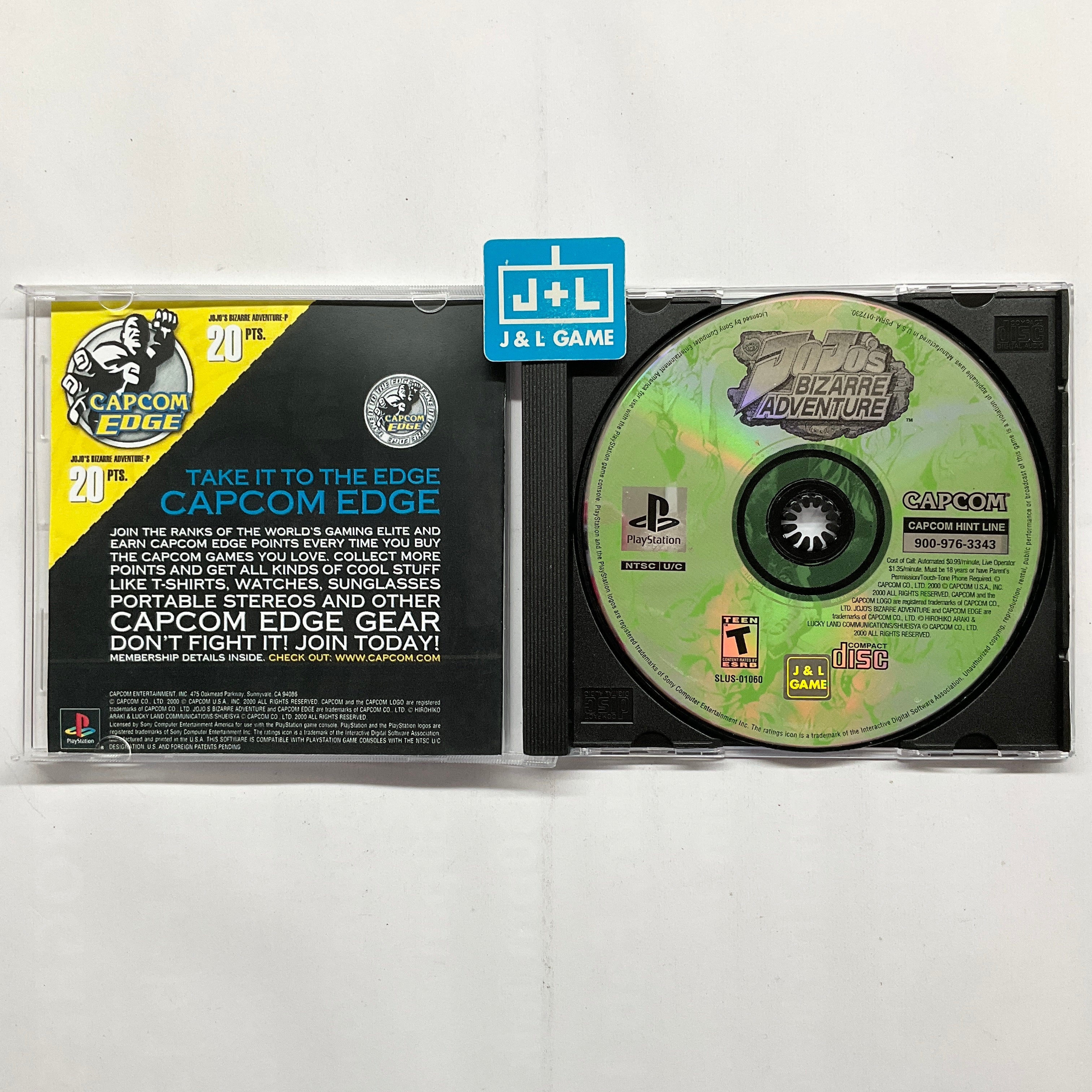 Jojo's Bizarre Adventure - (PS1) PlayStation 1 [Pre-Owned] Video Games Capcom   