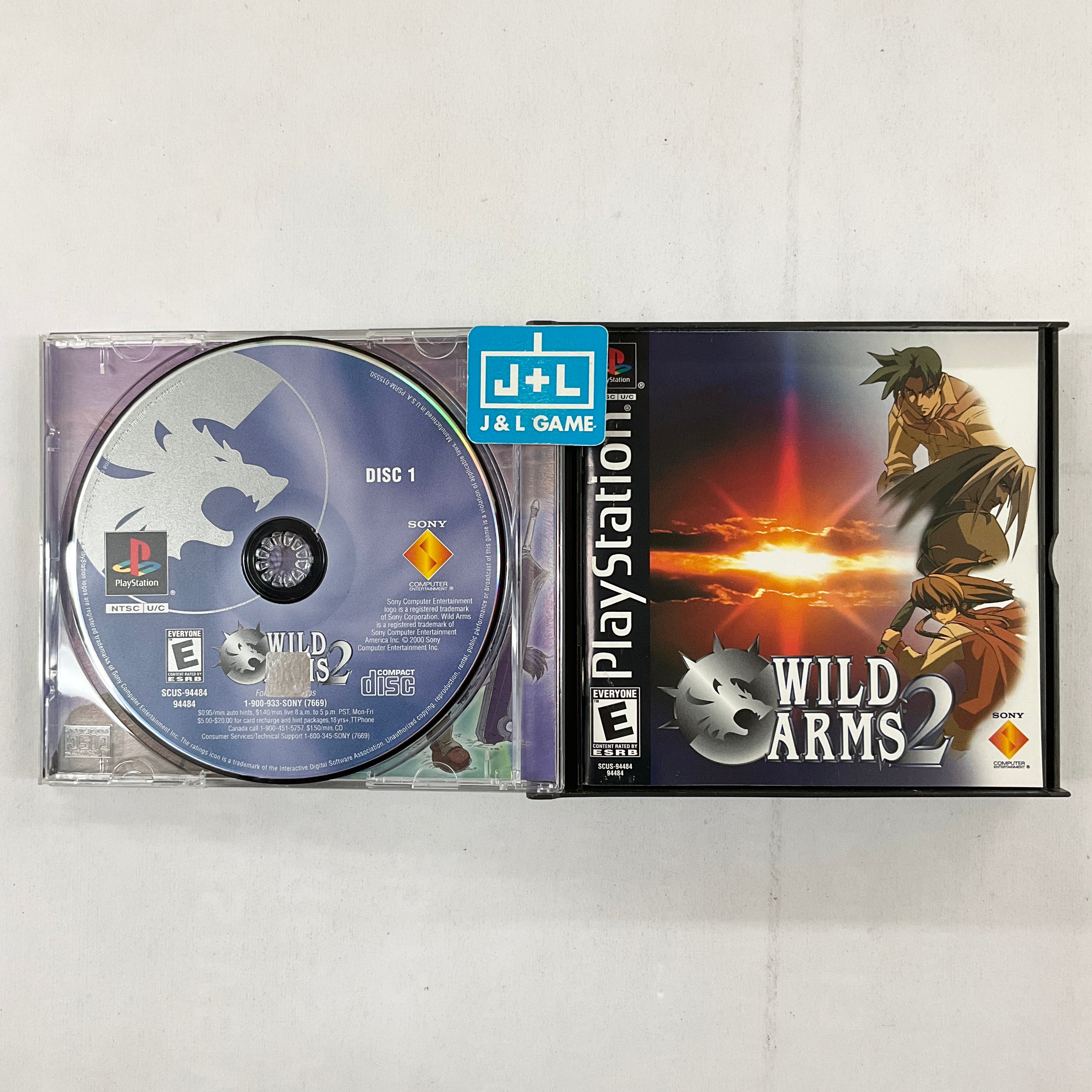 Wild ARMs 2 - (PS1) PlayStation 1 [Pre-Owned] Video Games SCEA   
