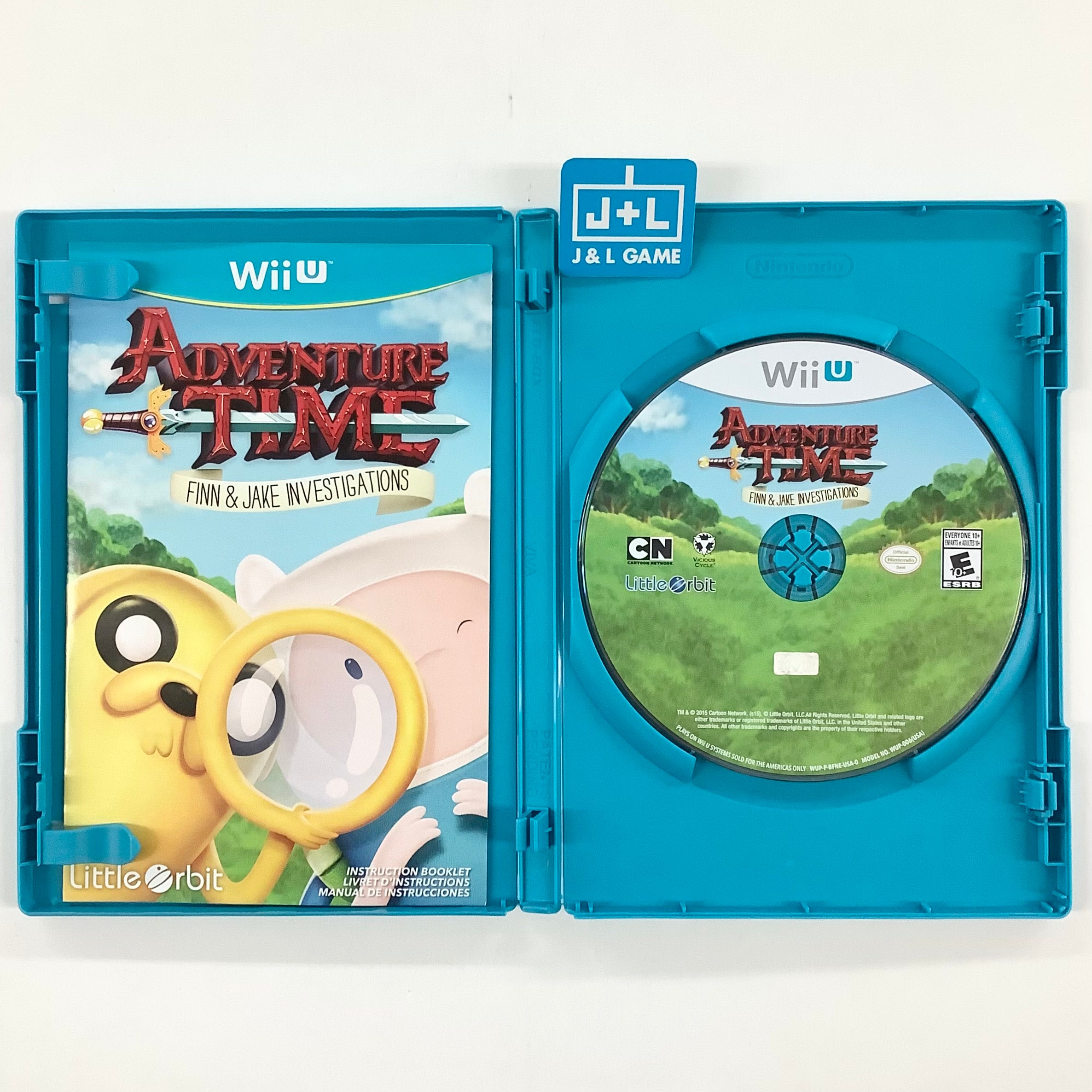 Adventure Time: Finn and Jake Investigations - Nintendo Wii U [Pre-Owned] Video Games Little Orbit   