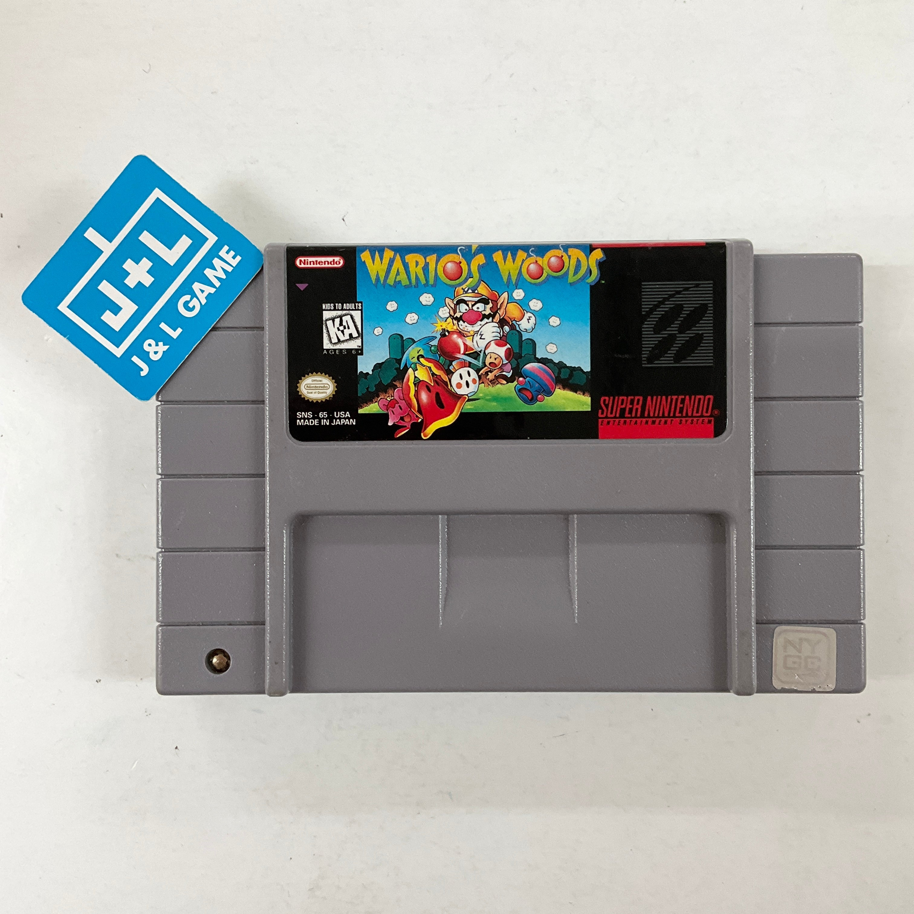 Wario's Woods - (SNES) Super Nintendo [Pre-Owned] Video Games Nintendo   