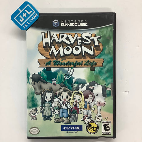 Harvest Moon: A Wonderful Life - (GC) GameCube [Pre-Owned] Video Games Natsume   