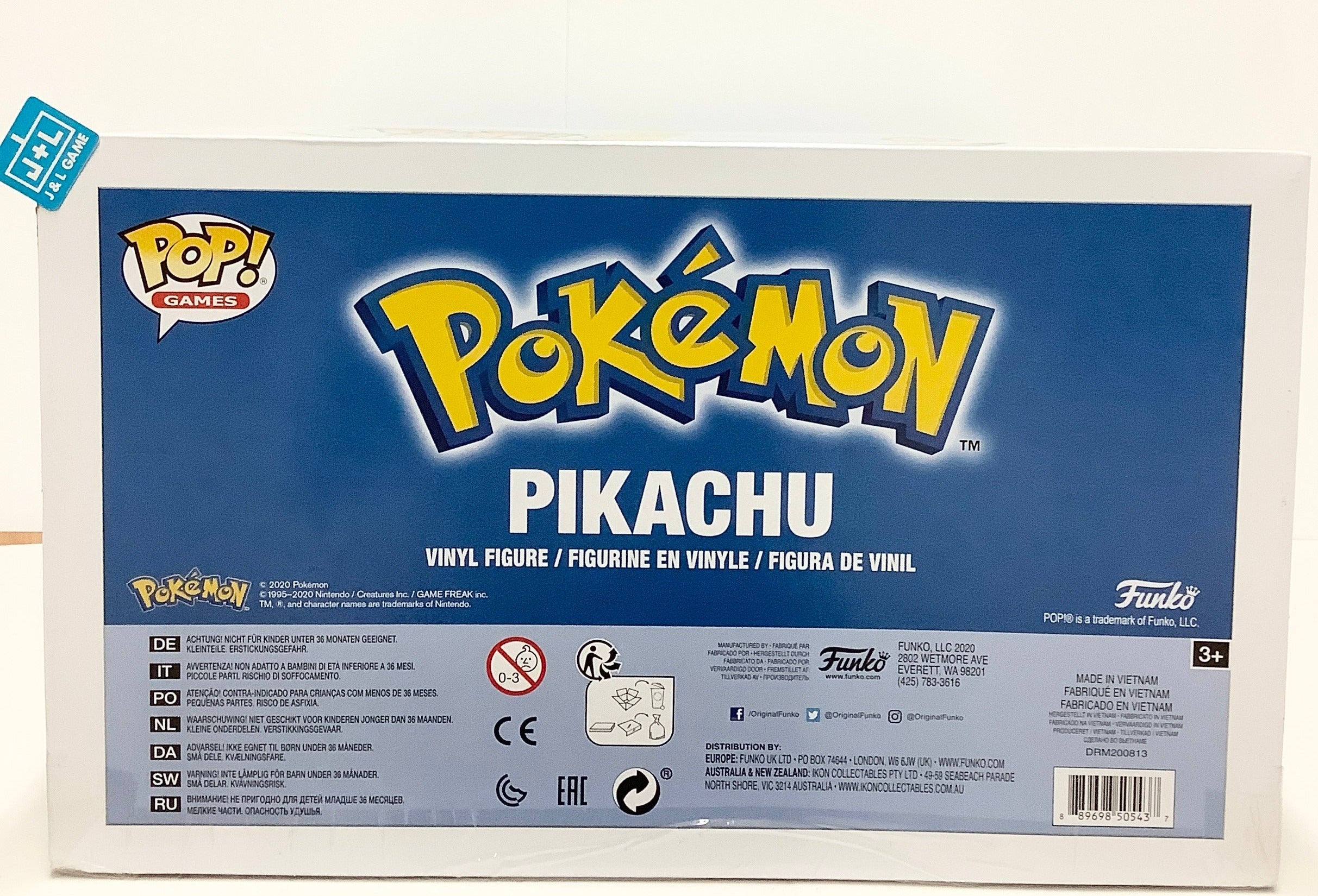 Funko Pop! Games: Pokemon - 18" Pikachu Toy POP   