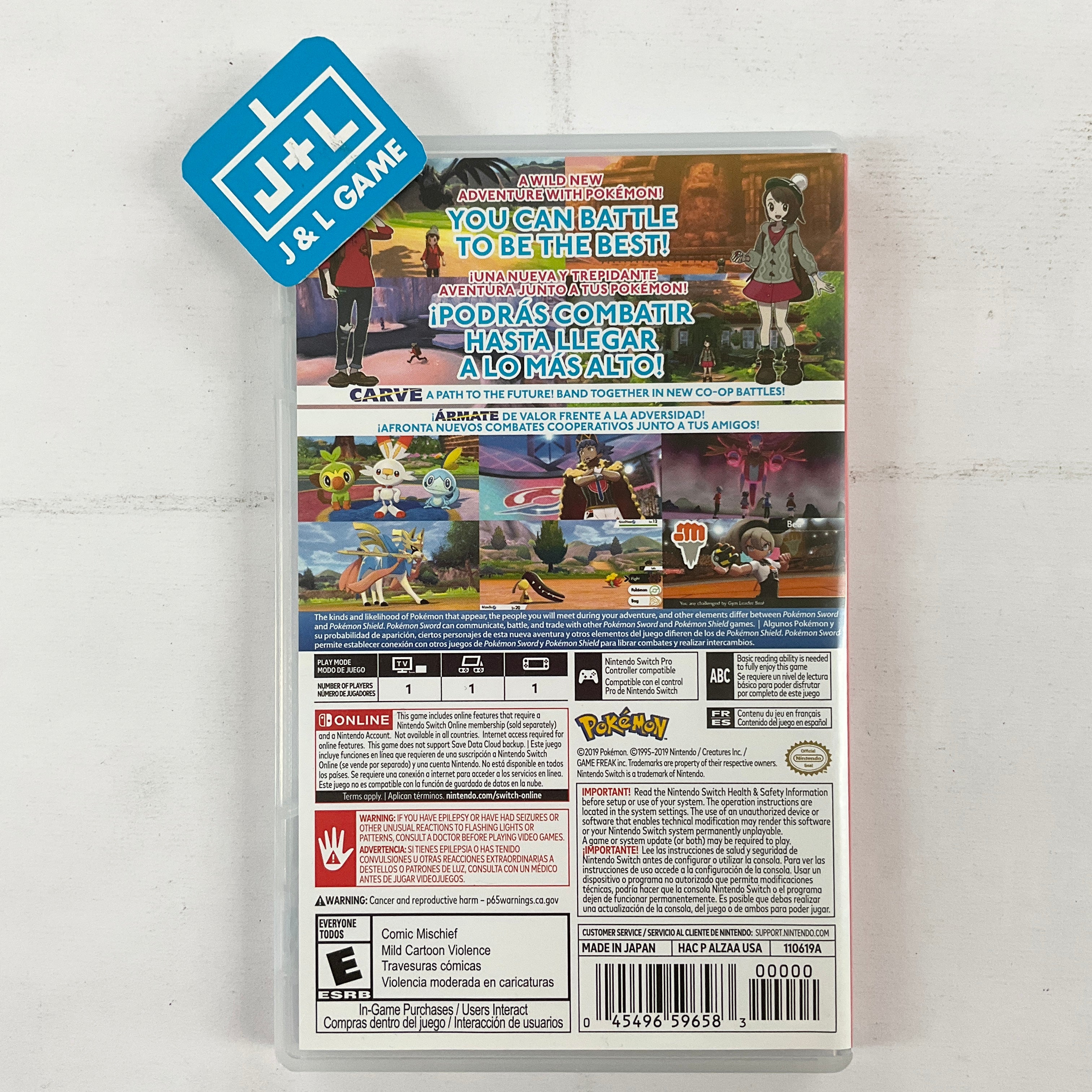 Pokémon Sword - (NSW) Nintendo Switch [Pre-Owned] Video Games Nintendo   