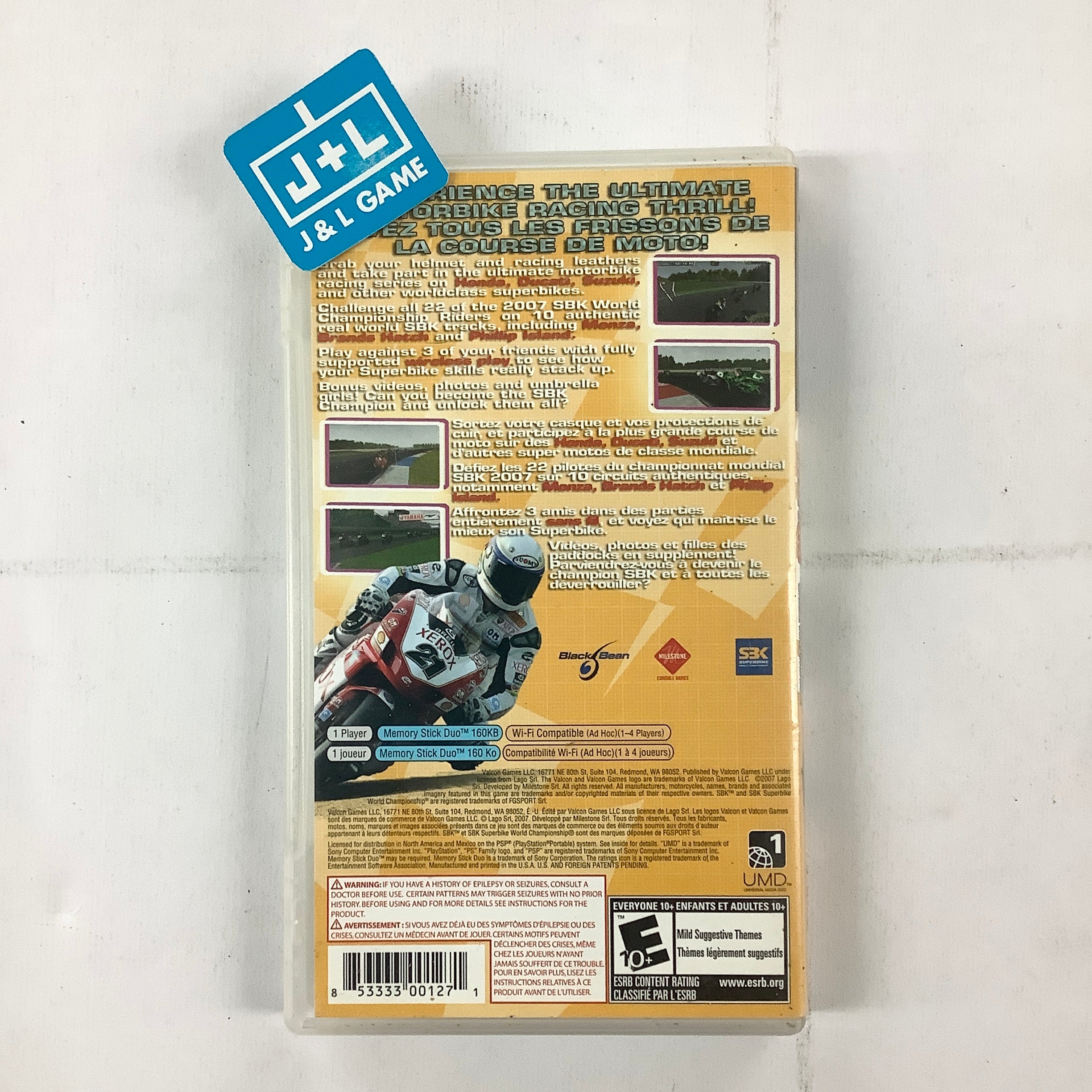 Hannspree Ten Kate Honda: SBK Superbike World Championship - Sony PSP [Pre-Owned] Video Games Valcon Games   