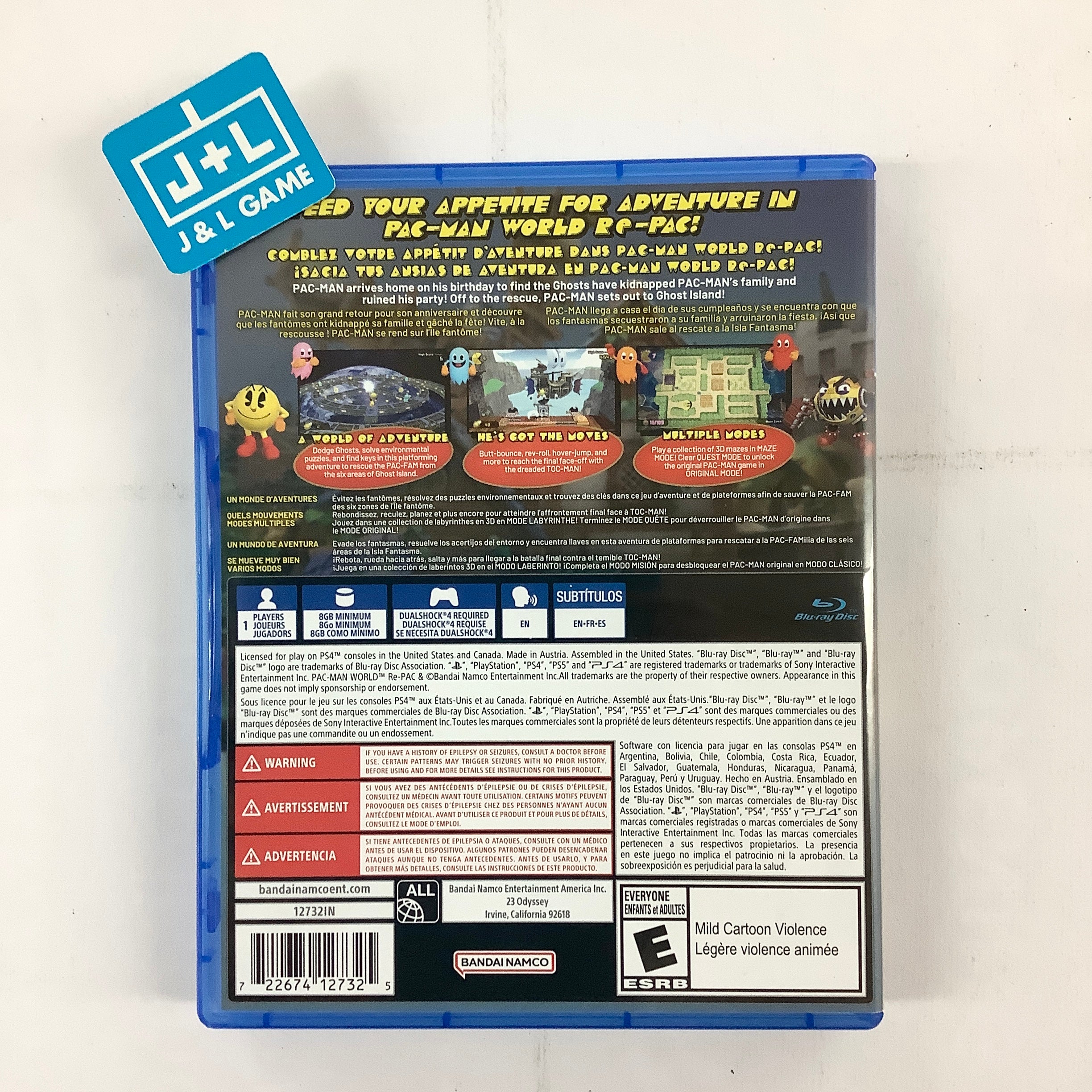 PAC-MAN World Re-PAC - (PS4) PlayStation 4 [UNBOXING] Video Games BANDAI NAMCO Entertainment   