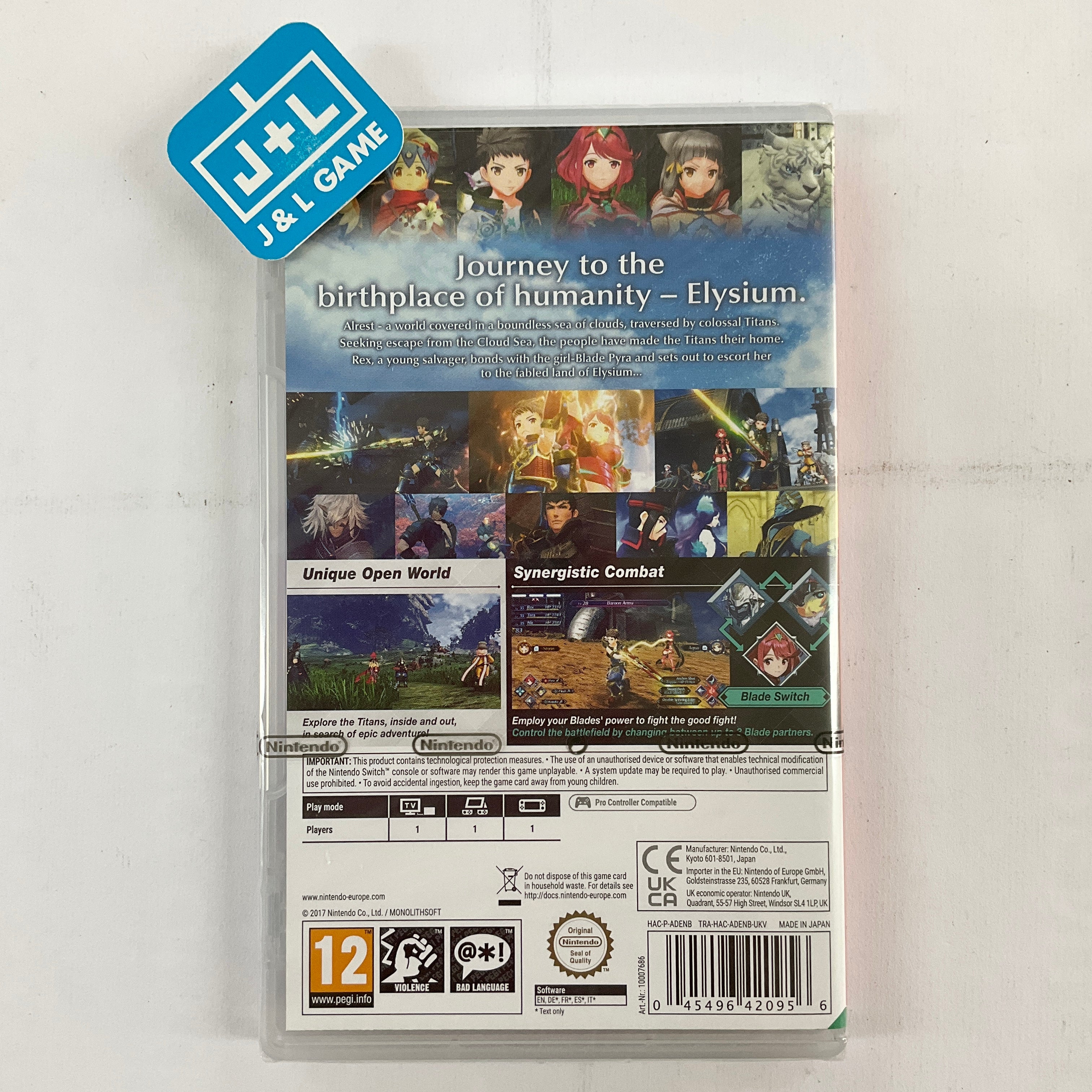 Xenoblade Chronicles 2 - (NSW) Nintendo Switch (European Import) Video Games Nintendo   