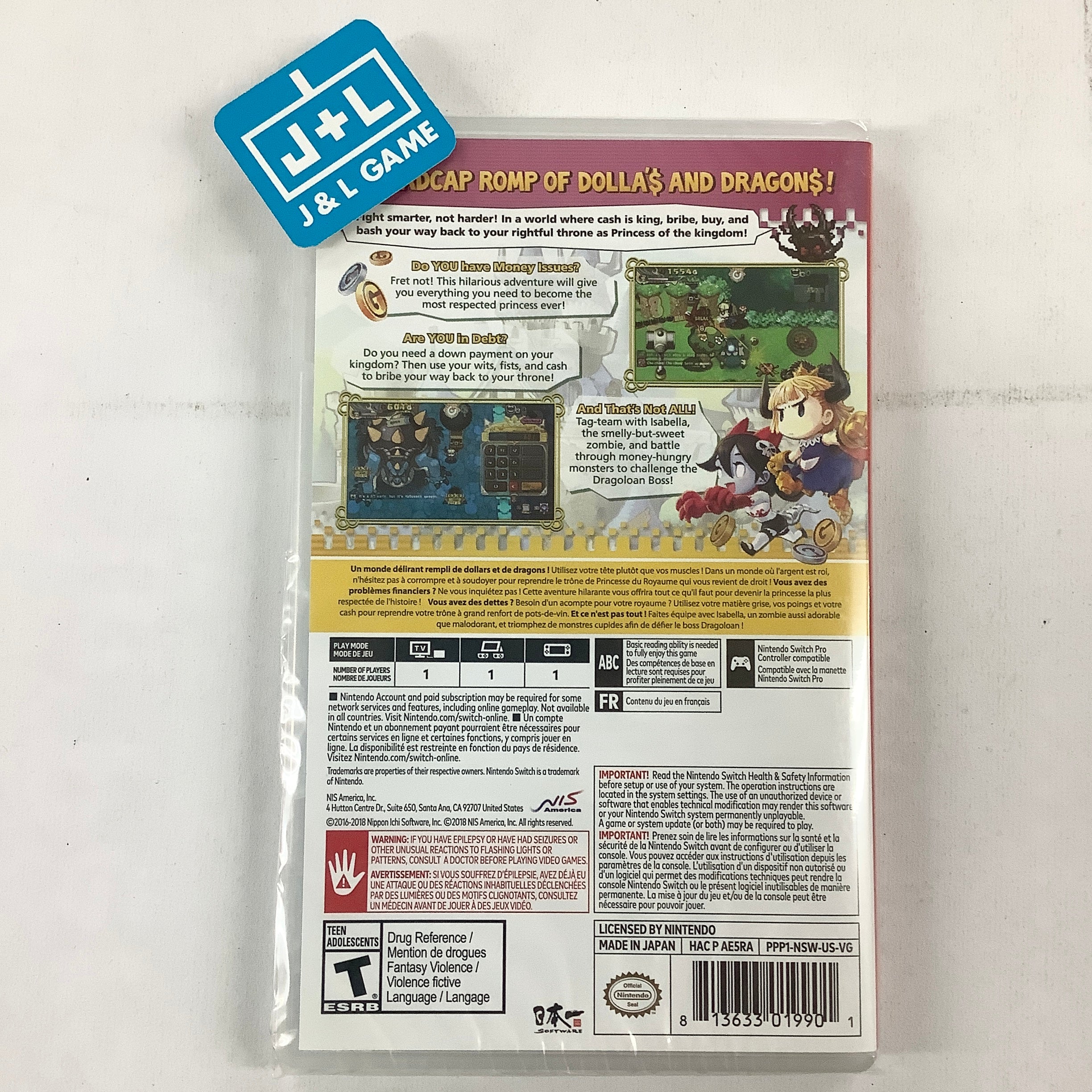 Penny-Punching Princess - (NSW) Nintendo Switch Video Games NIS America   